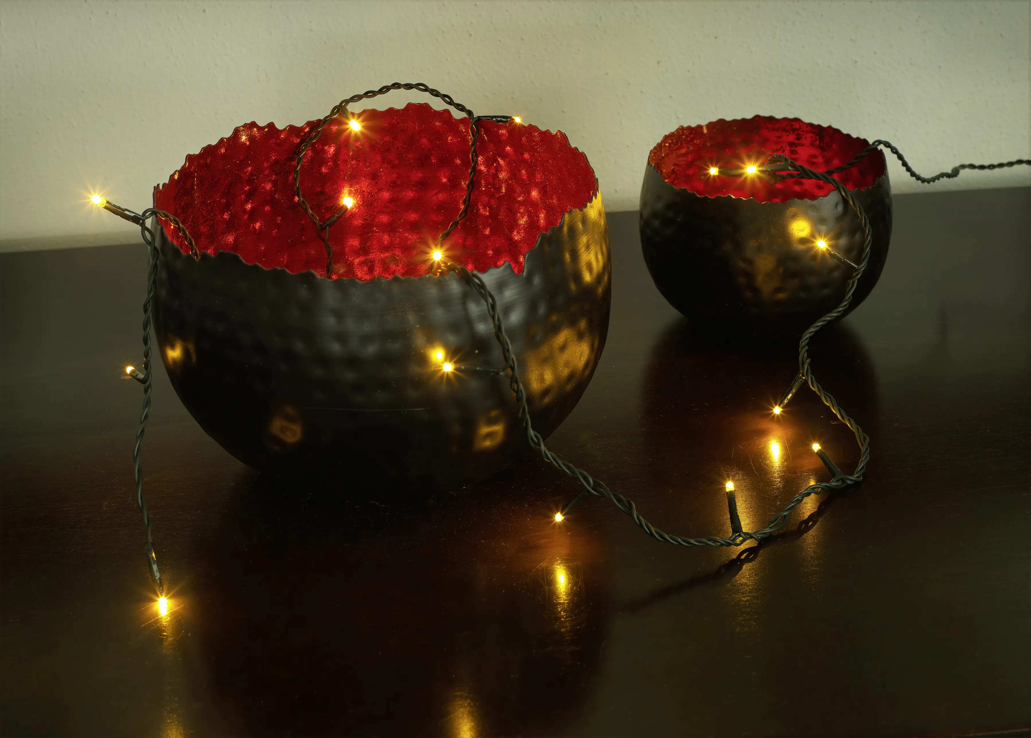 Konstsmide LED Microlichterkette 50 LED 50 LED, bernstein