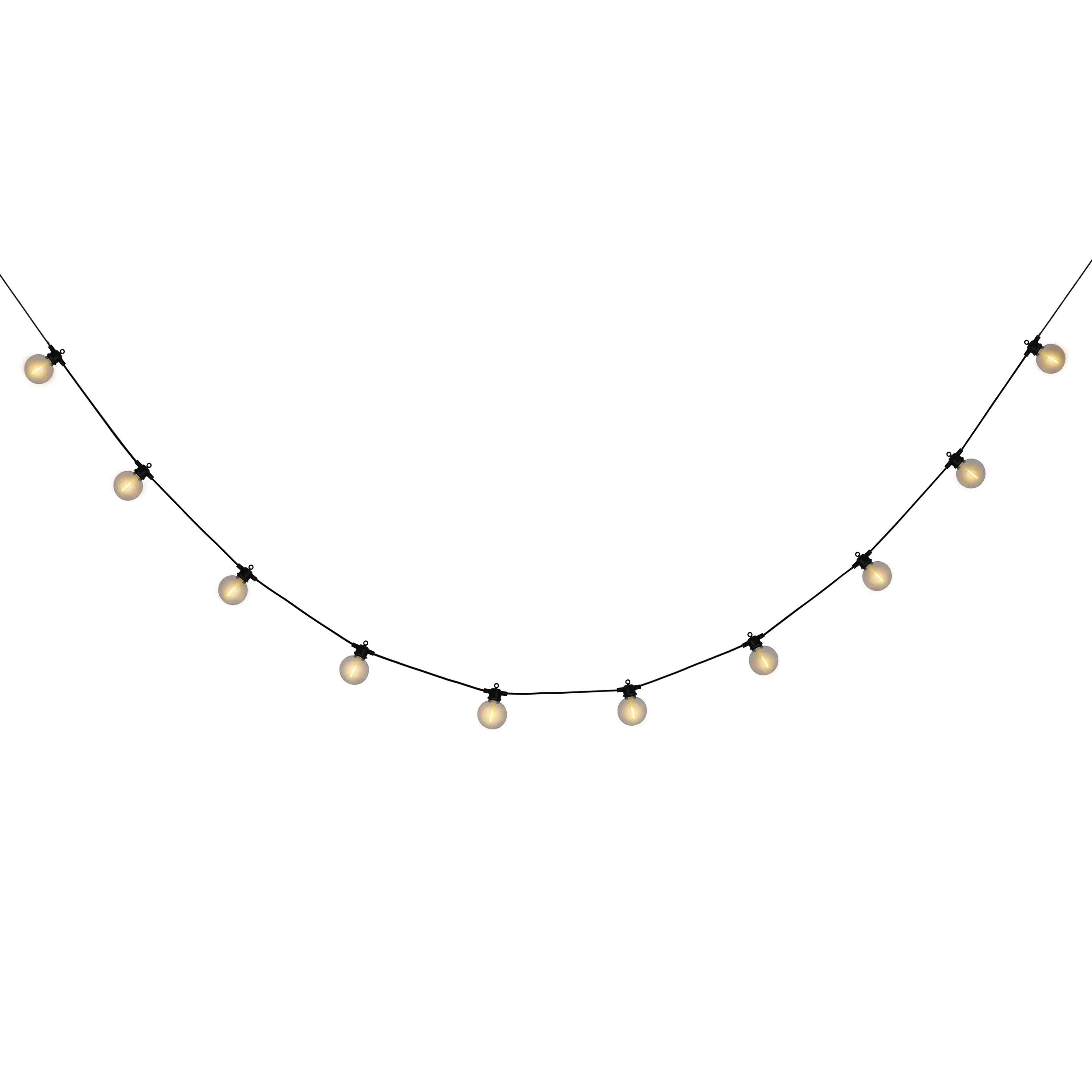 Light & More 10er LED Solar-Lichterkette 10 m warmweiß Light & More 10er LED Solar-Lichterkette 10 m warmweiß