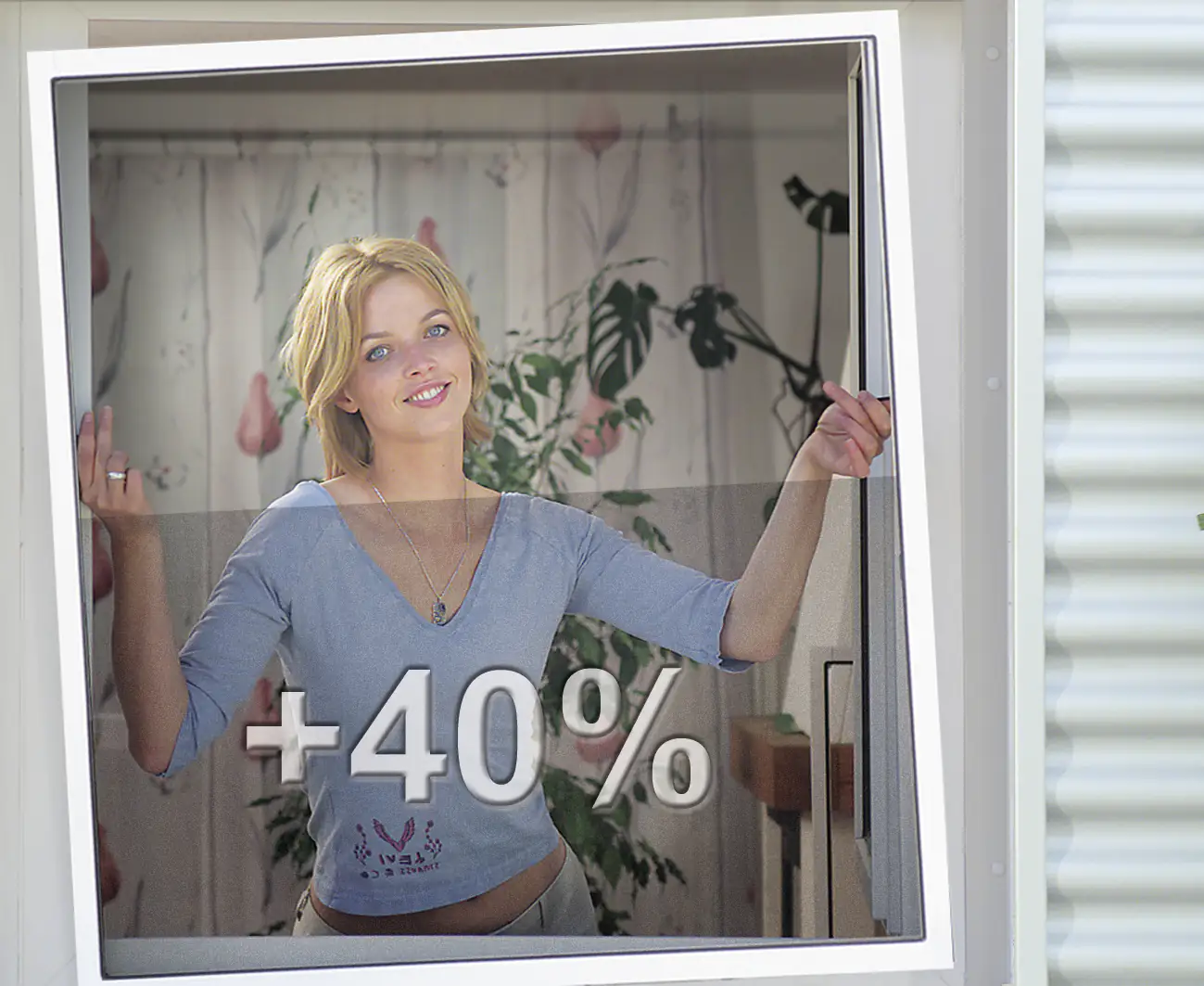 Schellenberg Fliegengitter Rolle 120 cm  weiß individuell kürzbar