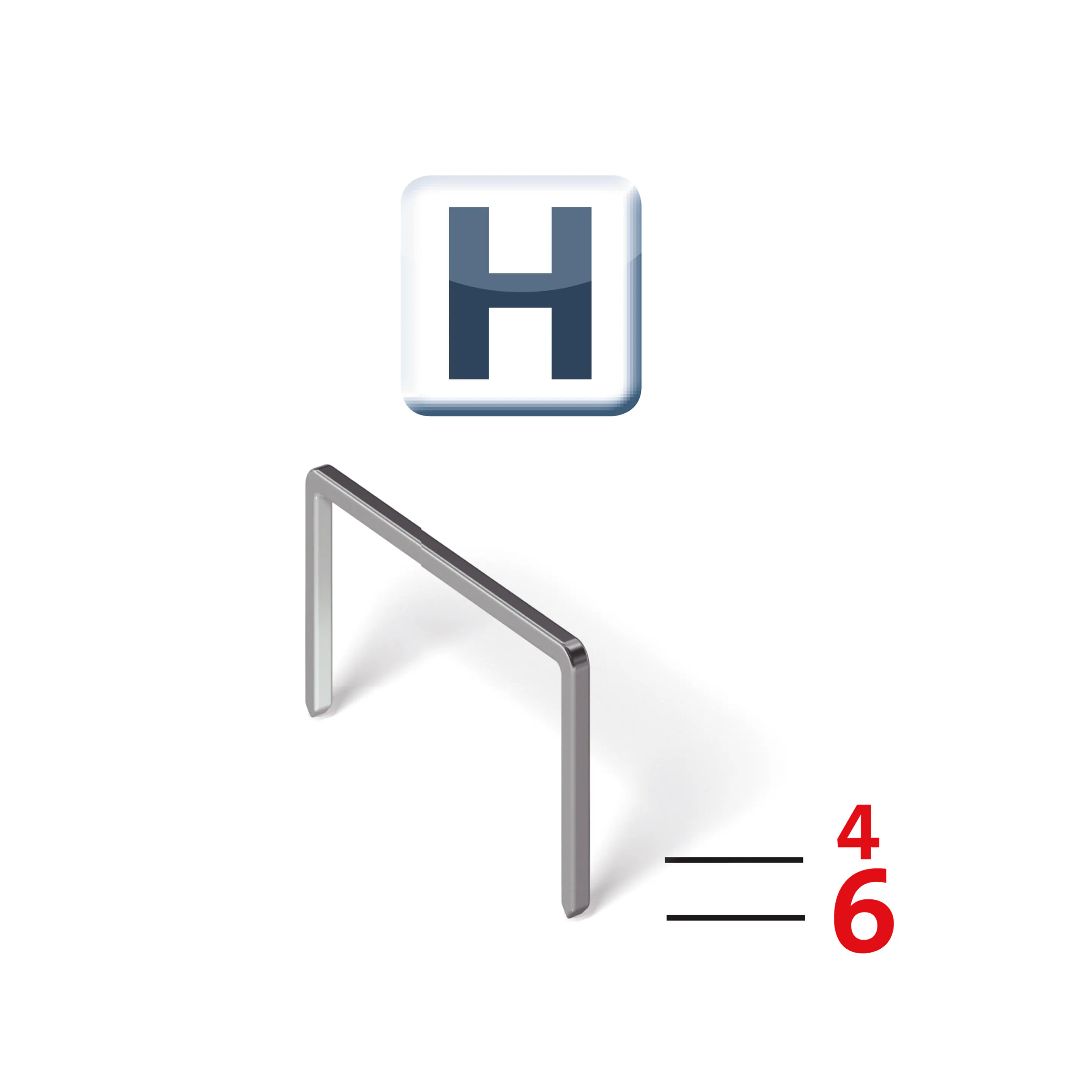 Novus Hammertacker J-022 Schlagtacker für Feindrahtklammern 4-6 mm