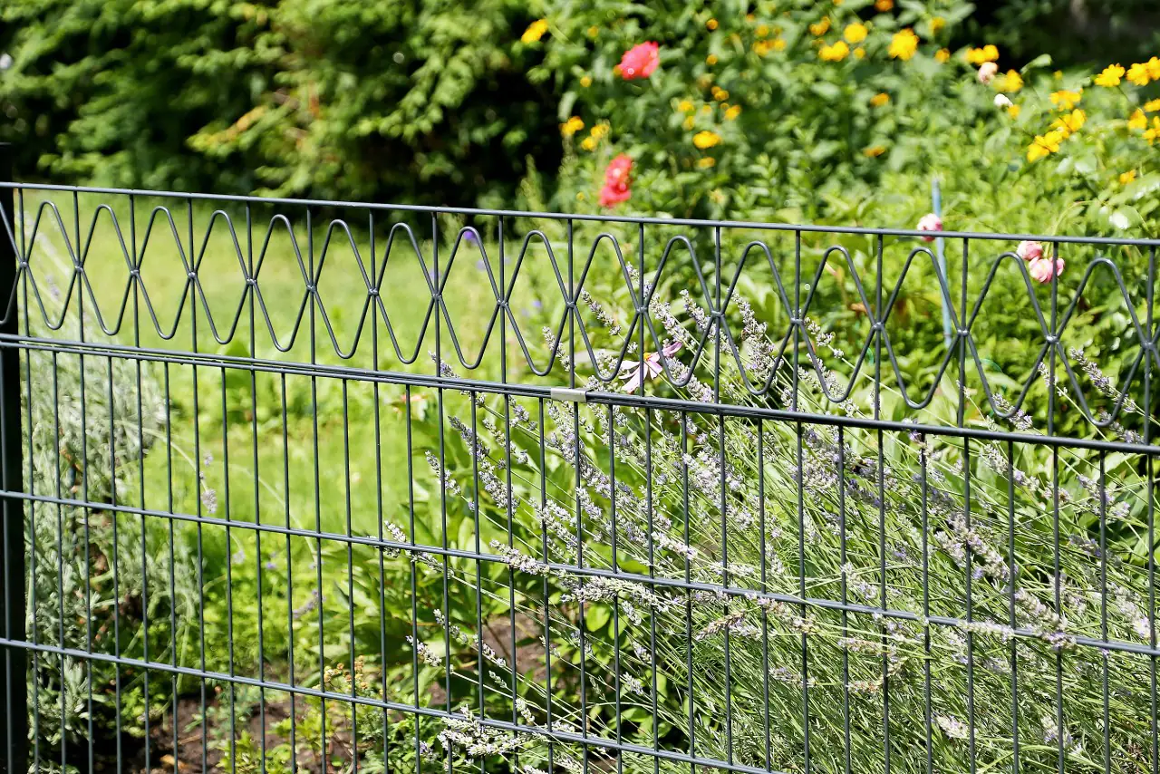 Alberts Doppelstabmatten-Grundset Eleganz 200 x 160 cm 20 m anthrazit