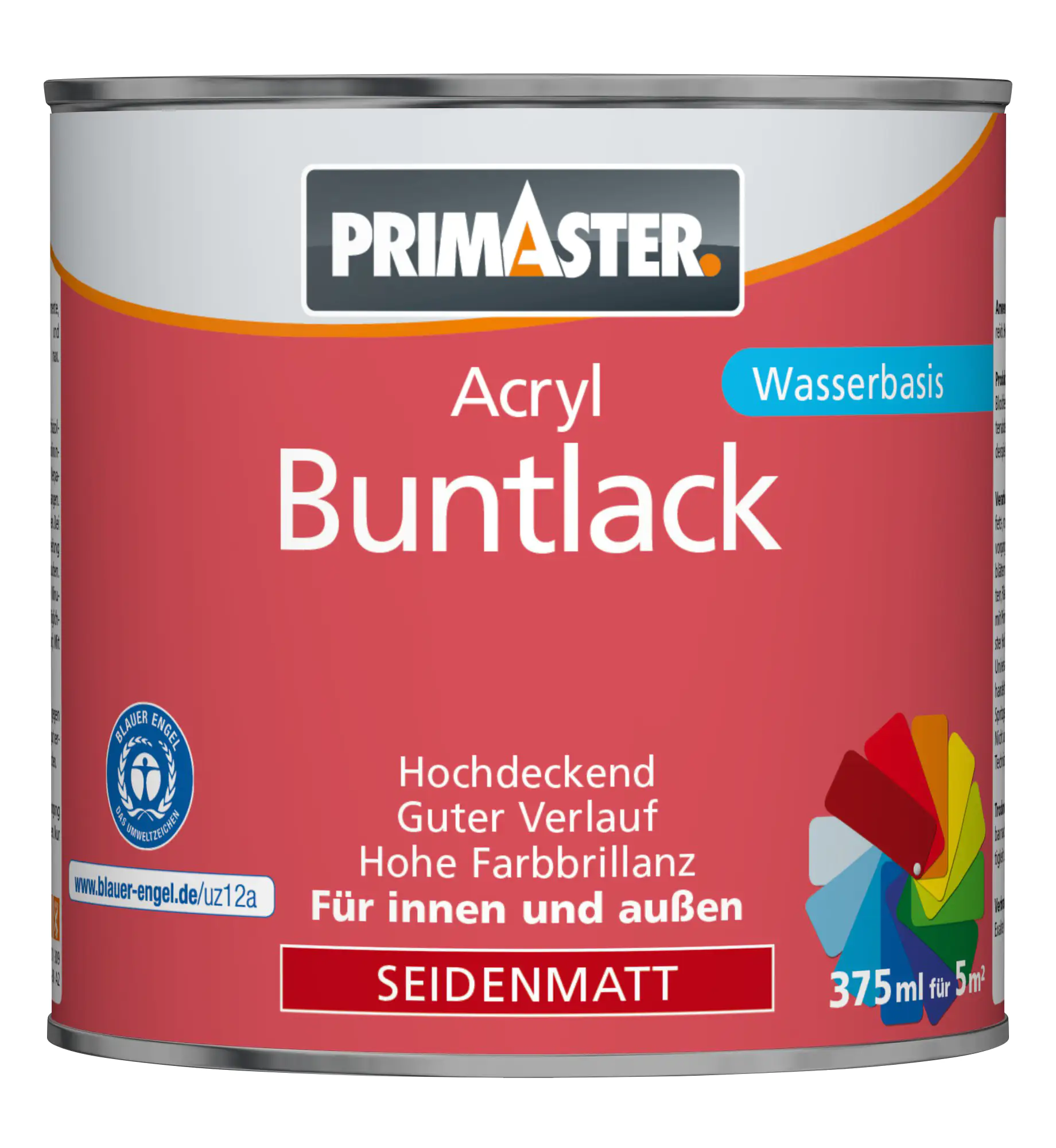 Primaster Acryl Buntlack RAL 6002 375 ml laubgrün seidenmatt