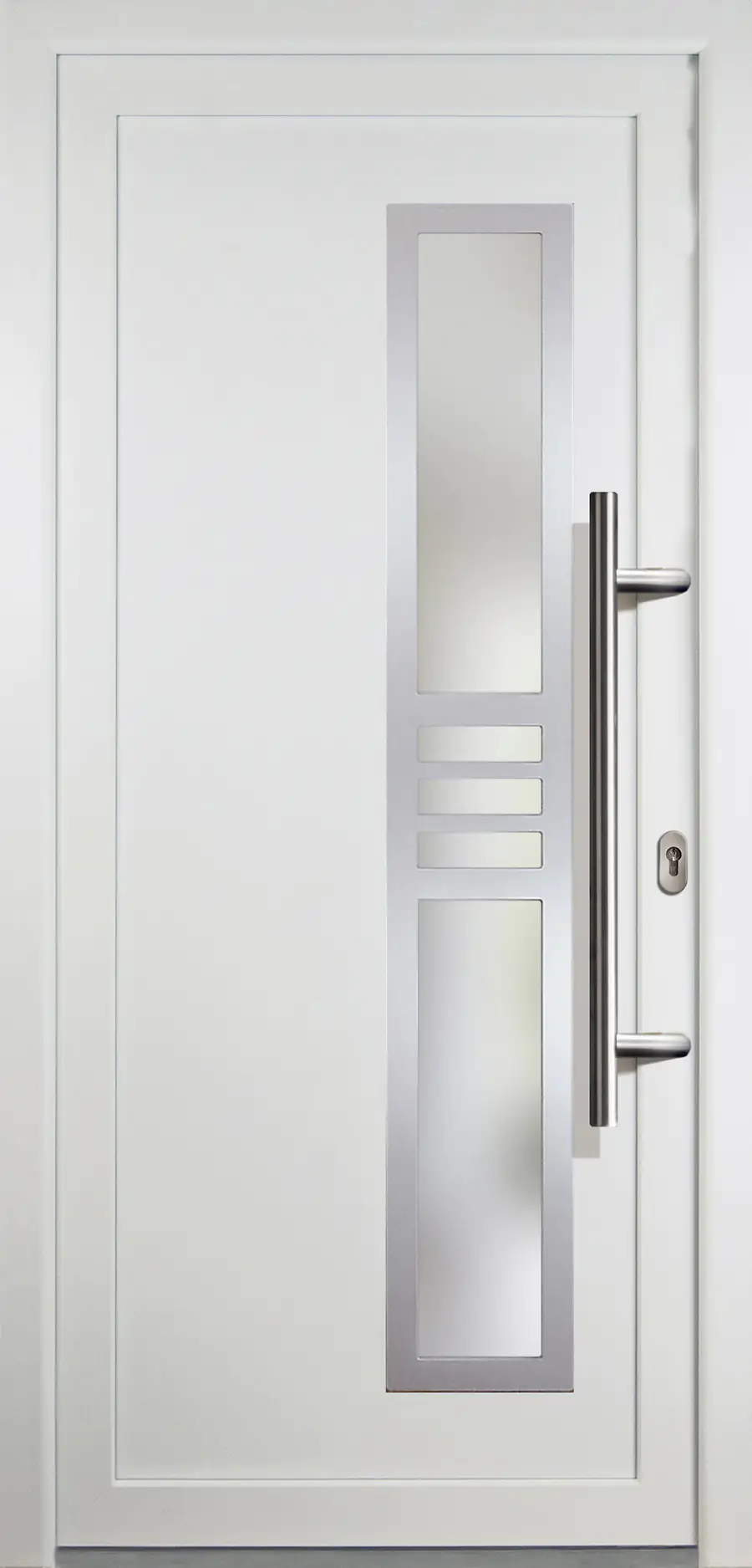 Meeth Haustür Signum PVC Exclusiv PVC Modell 53 98 x 200 cm, DIN rechts, weiß