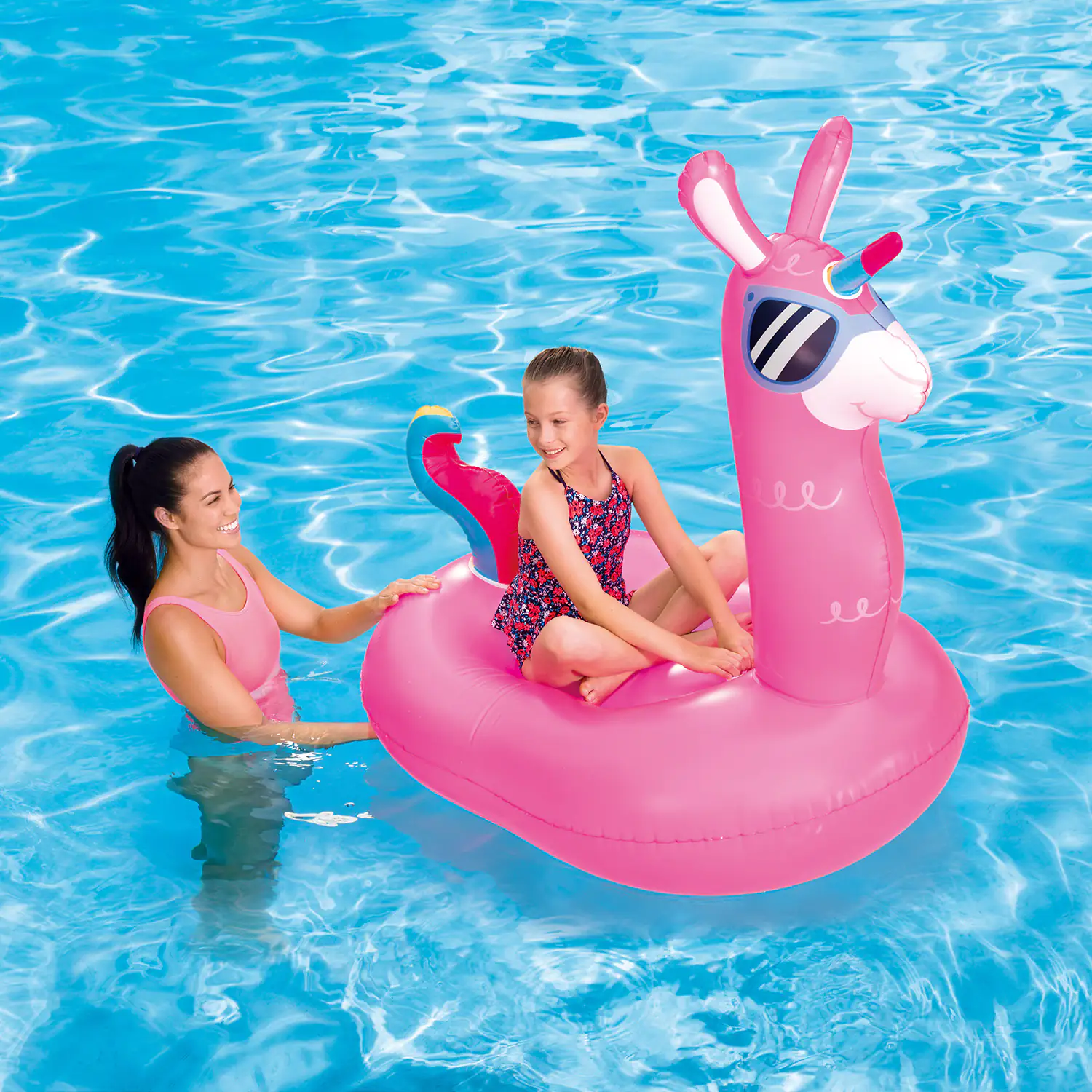 Summer Waves Luftmatratze Lama 1,52 m x 86 cm