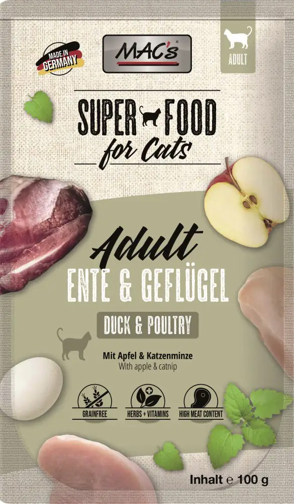 4027245008512 Macs Cat Ente & Geflügel 100 g