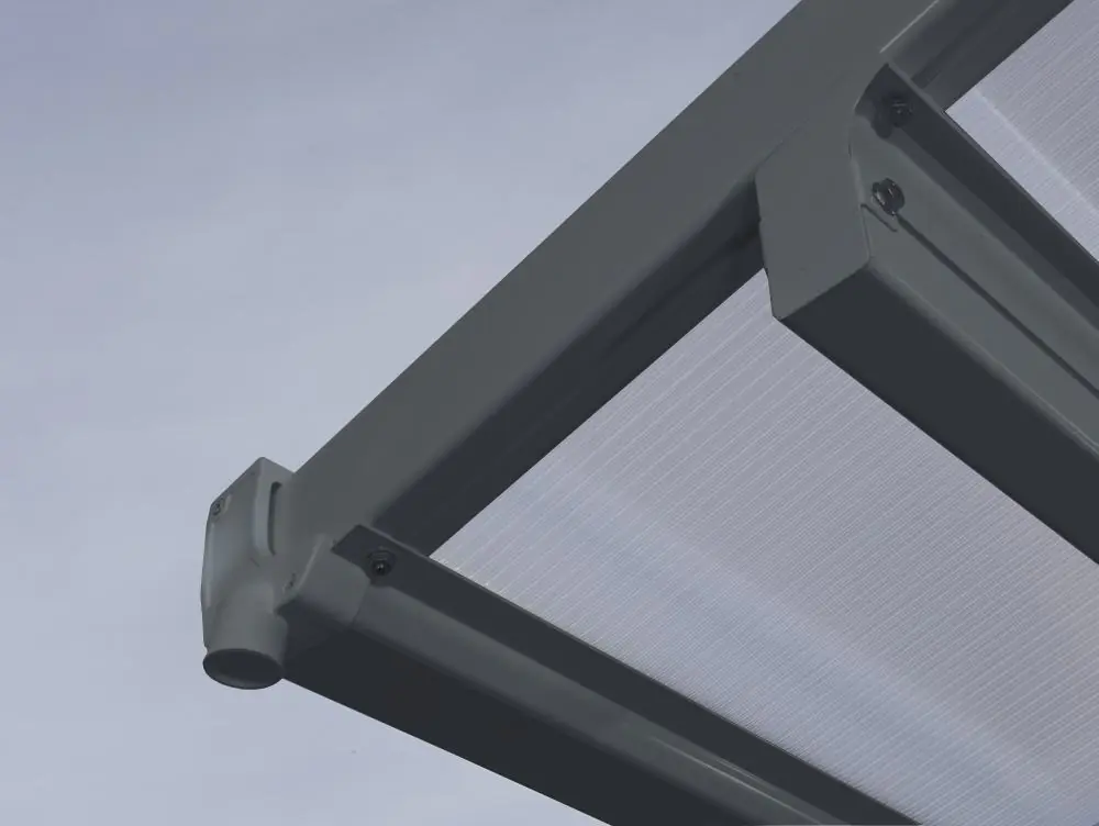 Canopia Terrassendach 850 x 300 cm grau
