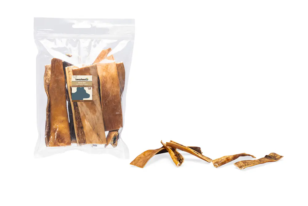 Beeztees Hundesnack Pferdehaut 200 g
