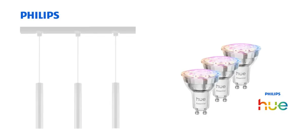 Philips Pendelleuchte 3er Hue Spot Paxie Easy Link weiß 157 cm warmweiß-kaltweiß RGB Philips Pendelleuchte 3er Hue Spot Paxie Easy Link weiß 157 cm warmweiß-kaltweiß RGB