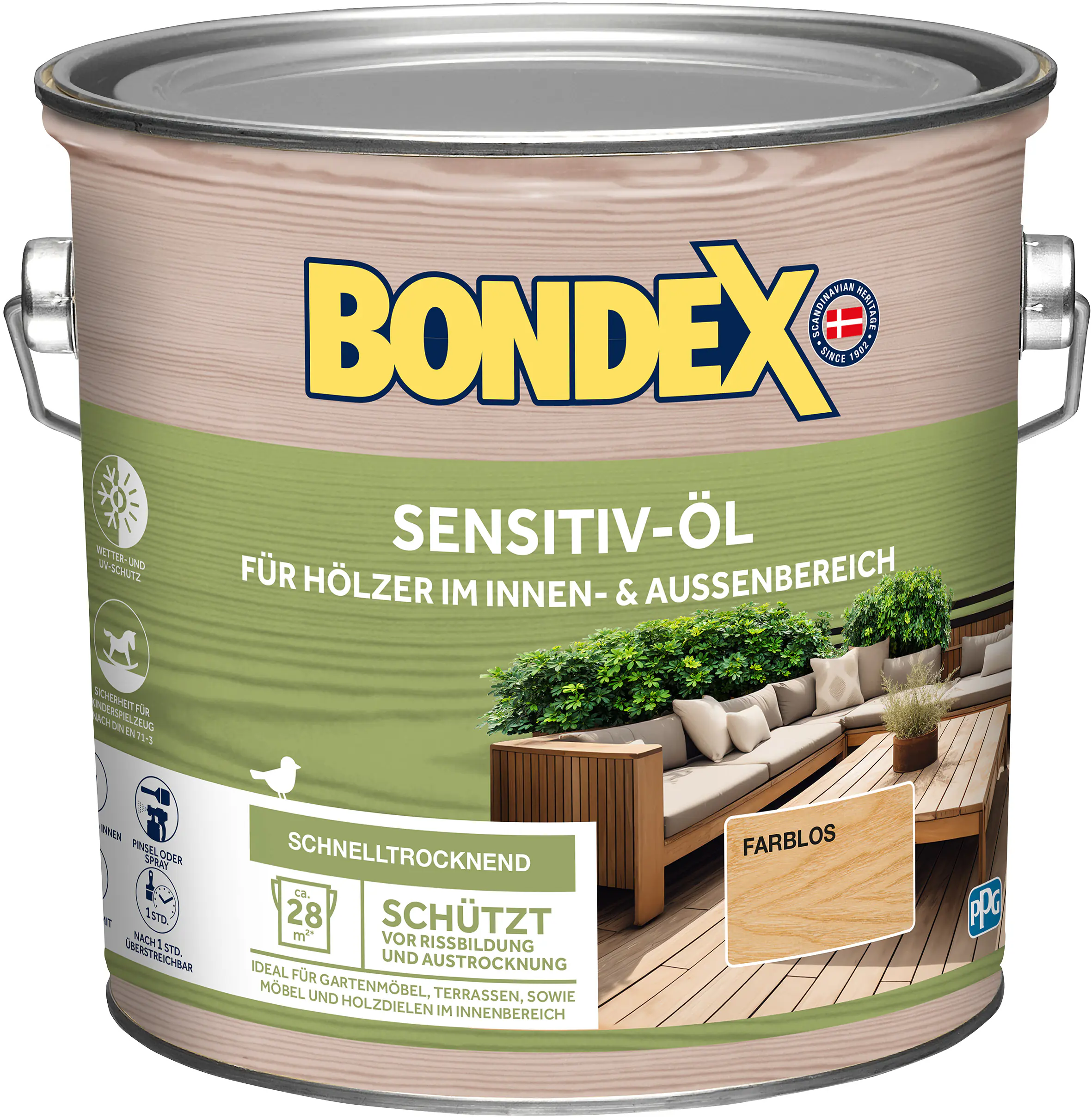 Bondex Wetterschutzöl 2,5 L farblos