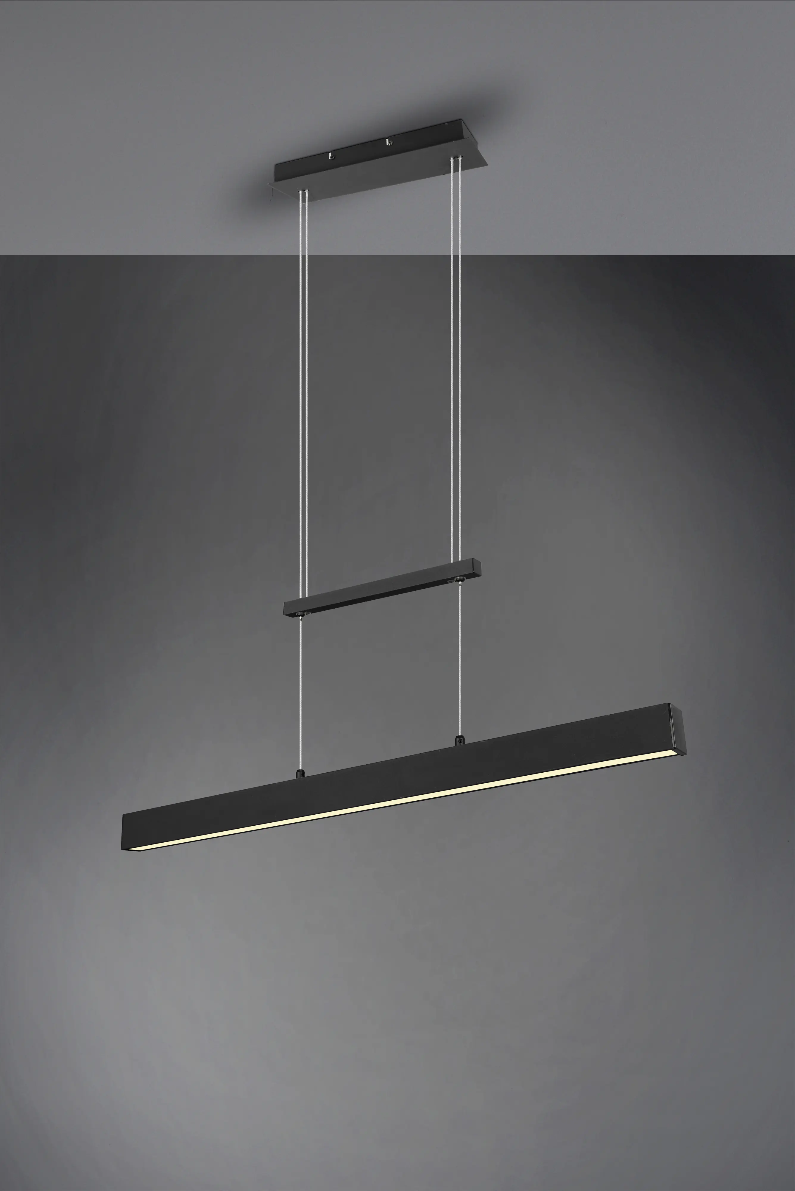 Reality Leuchten LED Pendelleuchte Paros schwarz matt Switch Dimmer