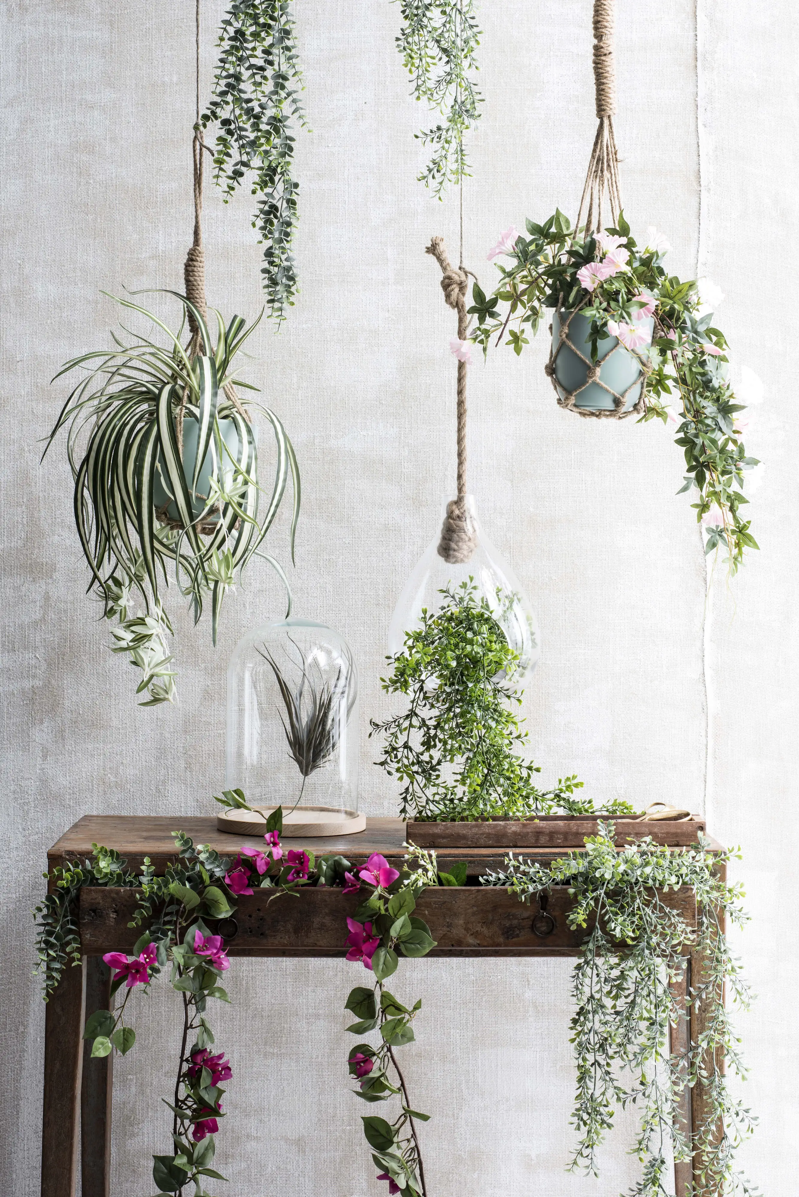 Mica künstlicher Buchsbaum Hängend grün 74 cm