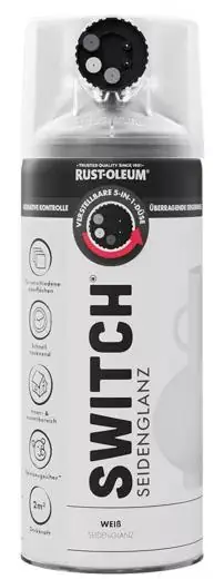 Rust-Oleum Sprühlack Switch 400 ml weiß seidenglanz