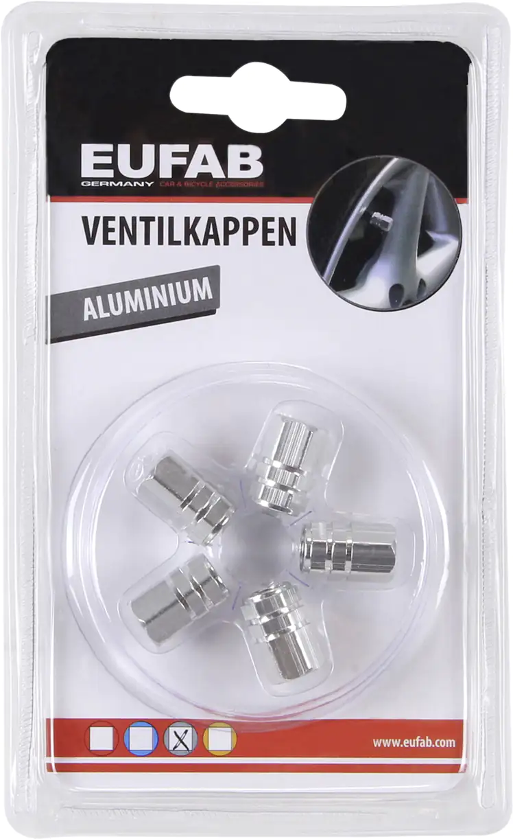 EUFAB Aluminium-Ventilkappe chrom