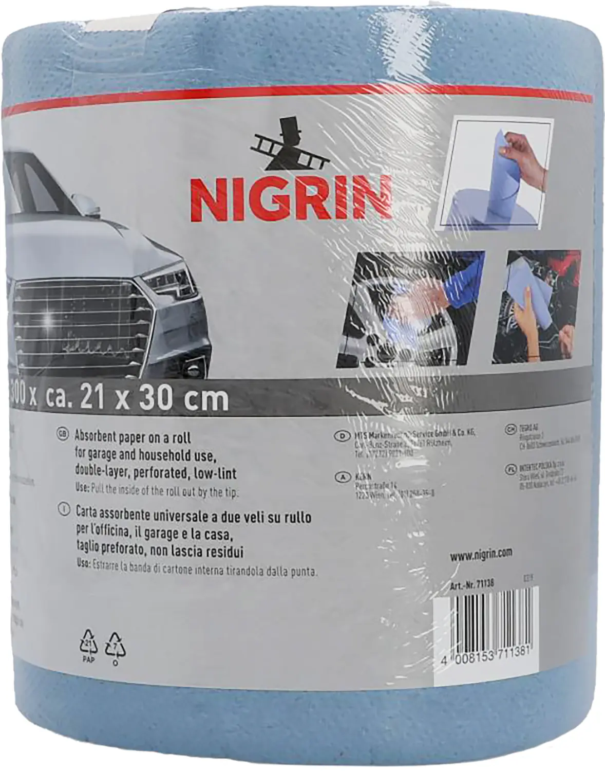 Nigrin Putztuchrolle 300 Blatt