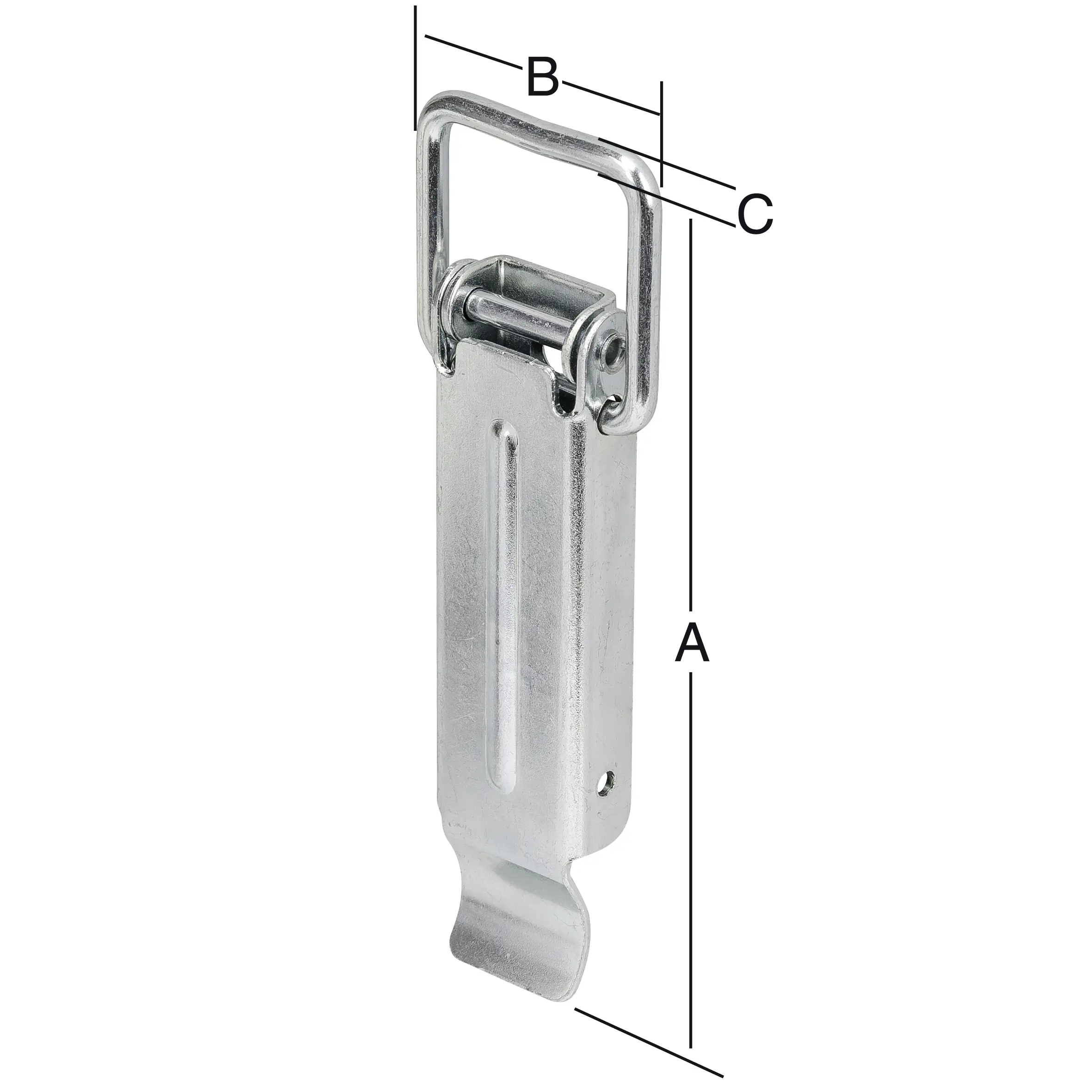 Vormann Spannverschlüsse verzinkt 87 x 33 x Ø 4.0 mm