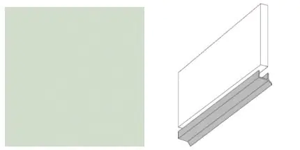 Getalit Sockelprofil 300 cm, 19 x 20 mm, transparent