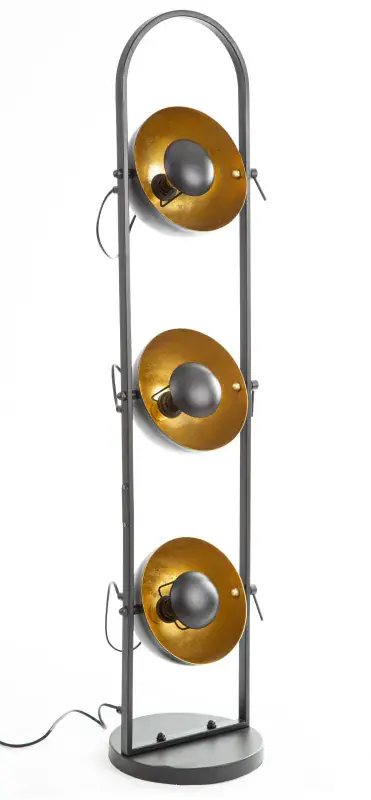 Globo Stehleuchte Ole 111,7 cm schwarz