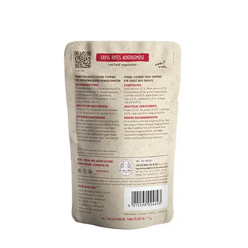 Bosch Freshe Schnauze Hundenssfutter Adult 200 g erdig rotes Ackergemüse