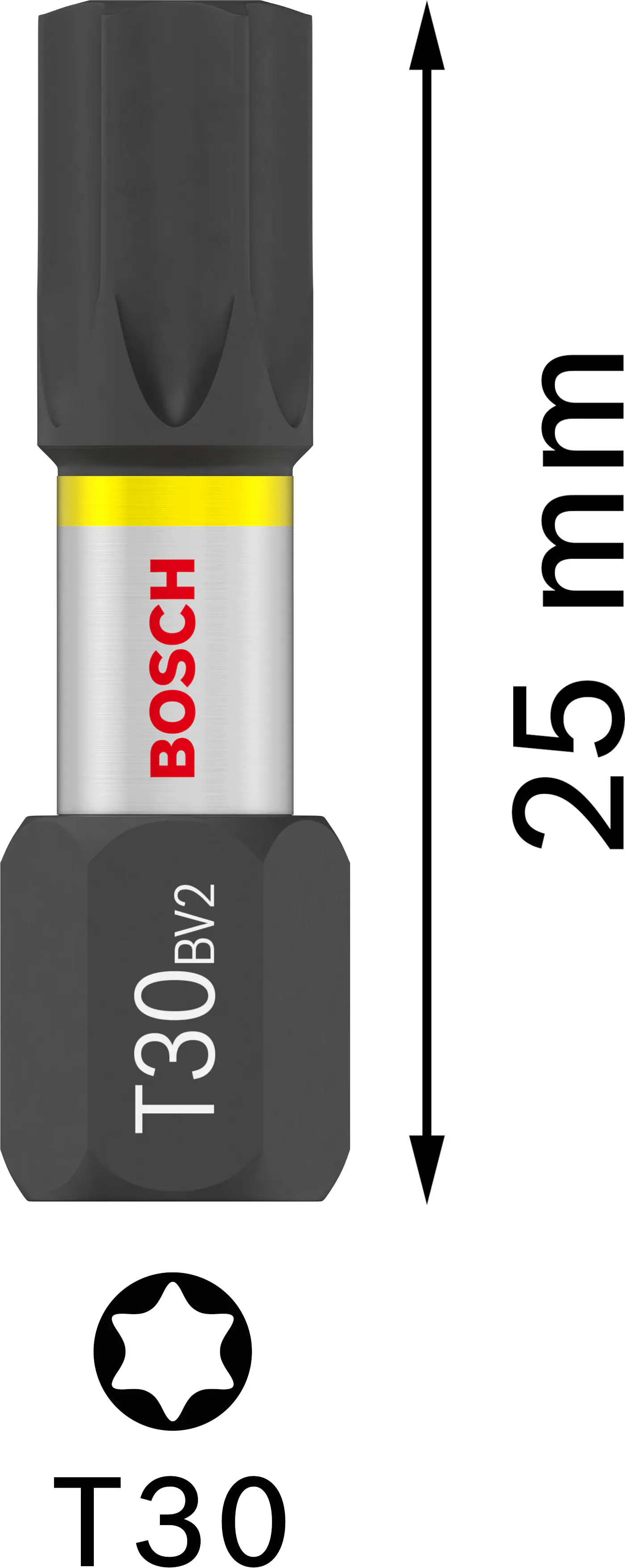 Bosch PRO Impact Bit T30 25 mm 25-teilig