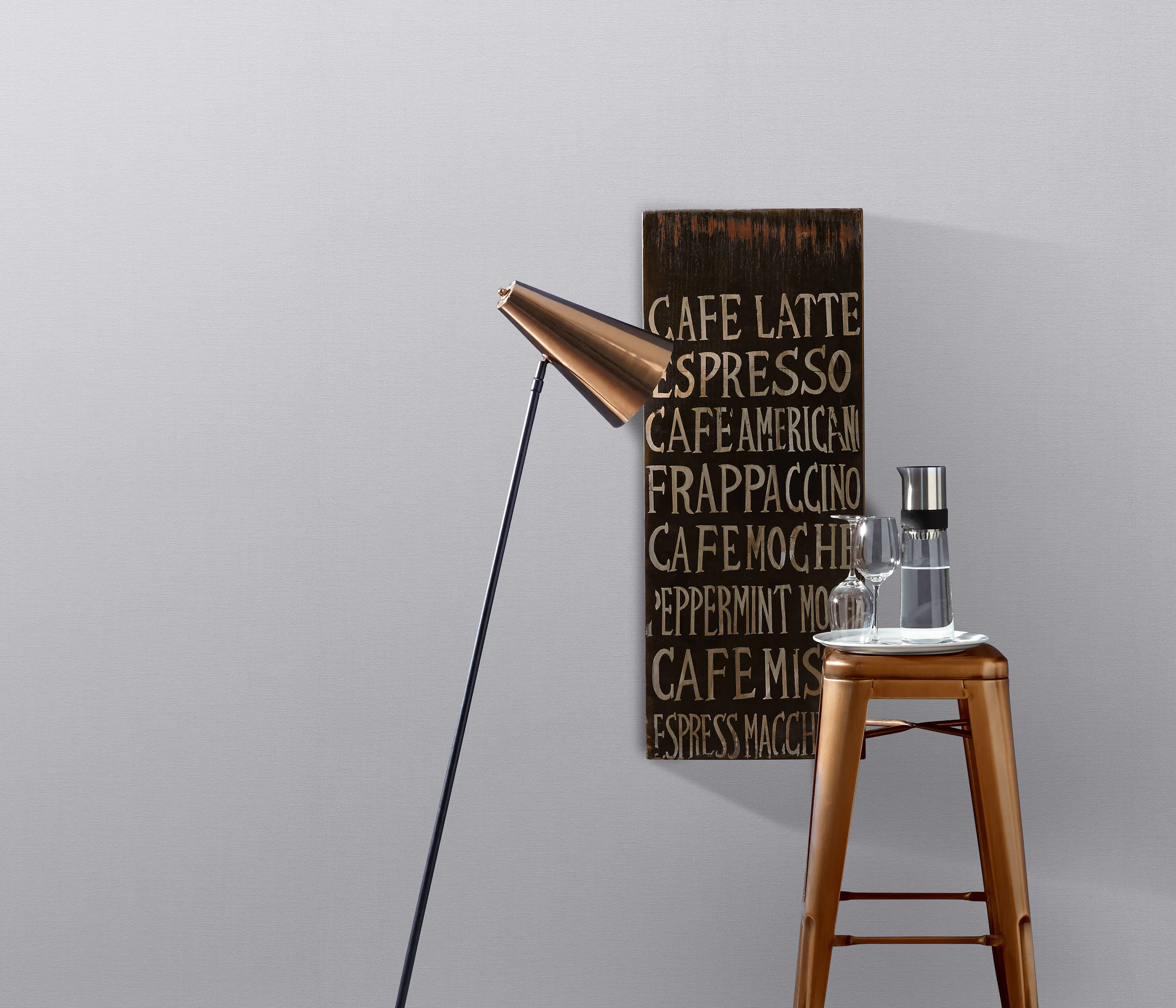 Erismann Vliestapete 10108-10 Spotlight uni grau 10,05 x 0,53 m