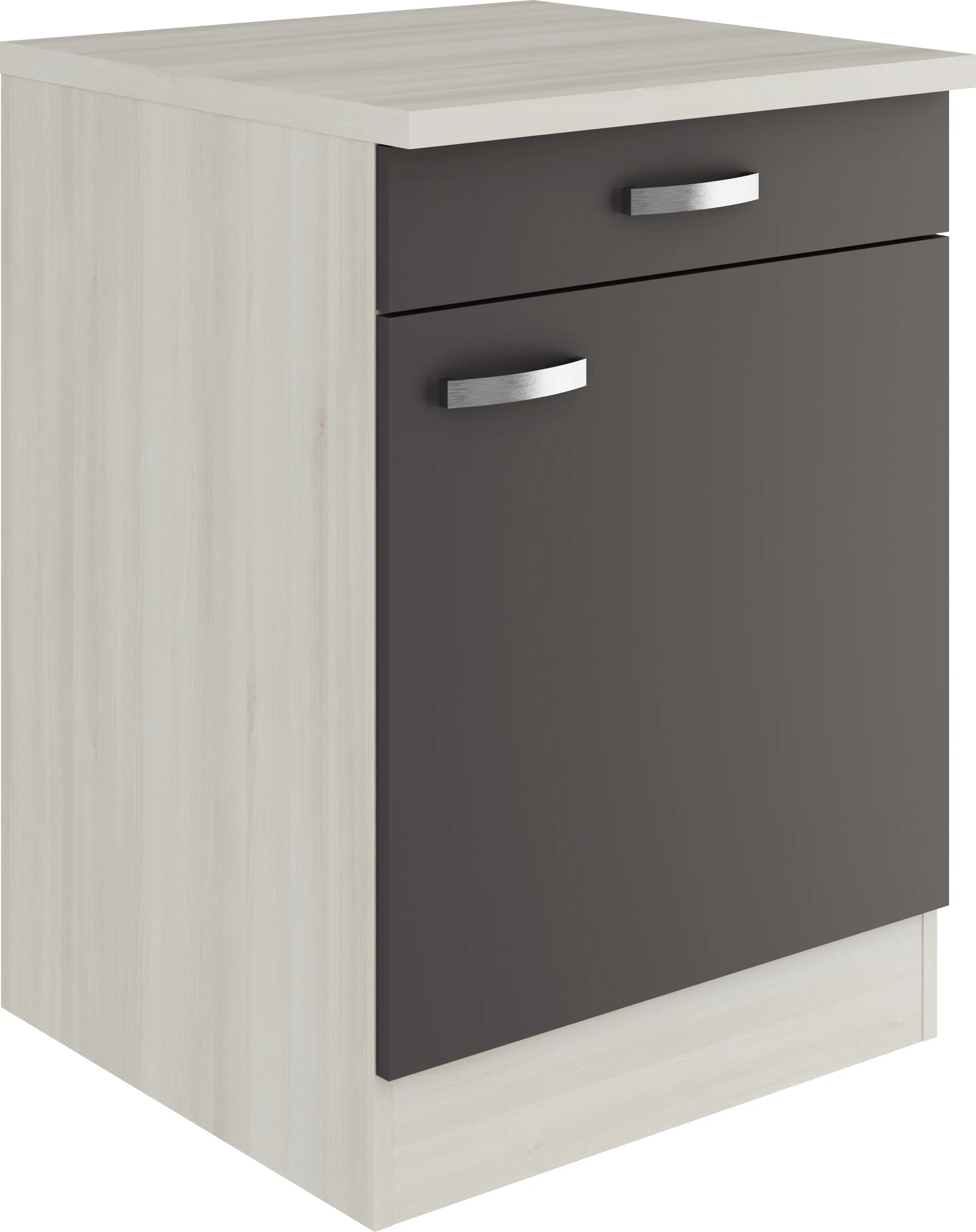 Optifit Unterschrank Faro 220 anthrazit/akazie 60 cm