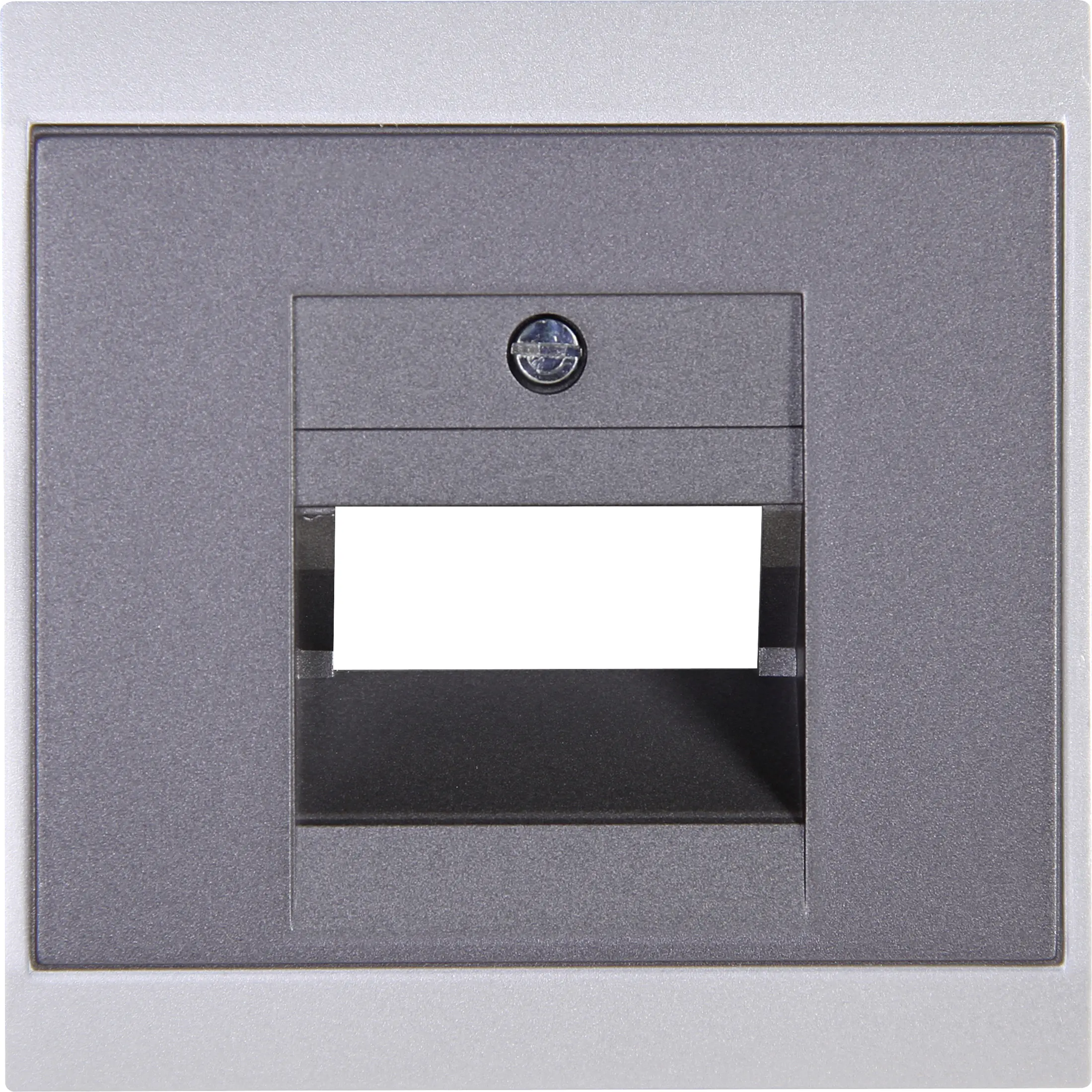 Kopp UAE-Abdeckung für 1-2 Anschlüsse Malta, anthrazit, 333150180