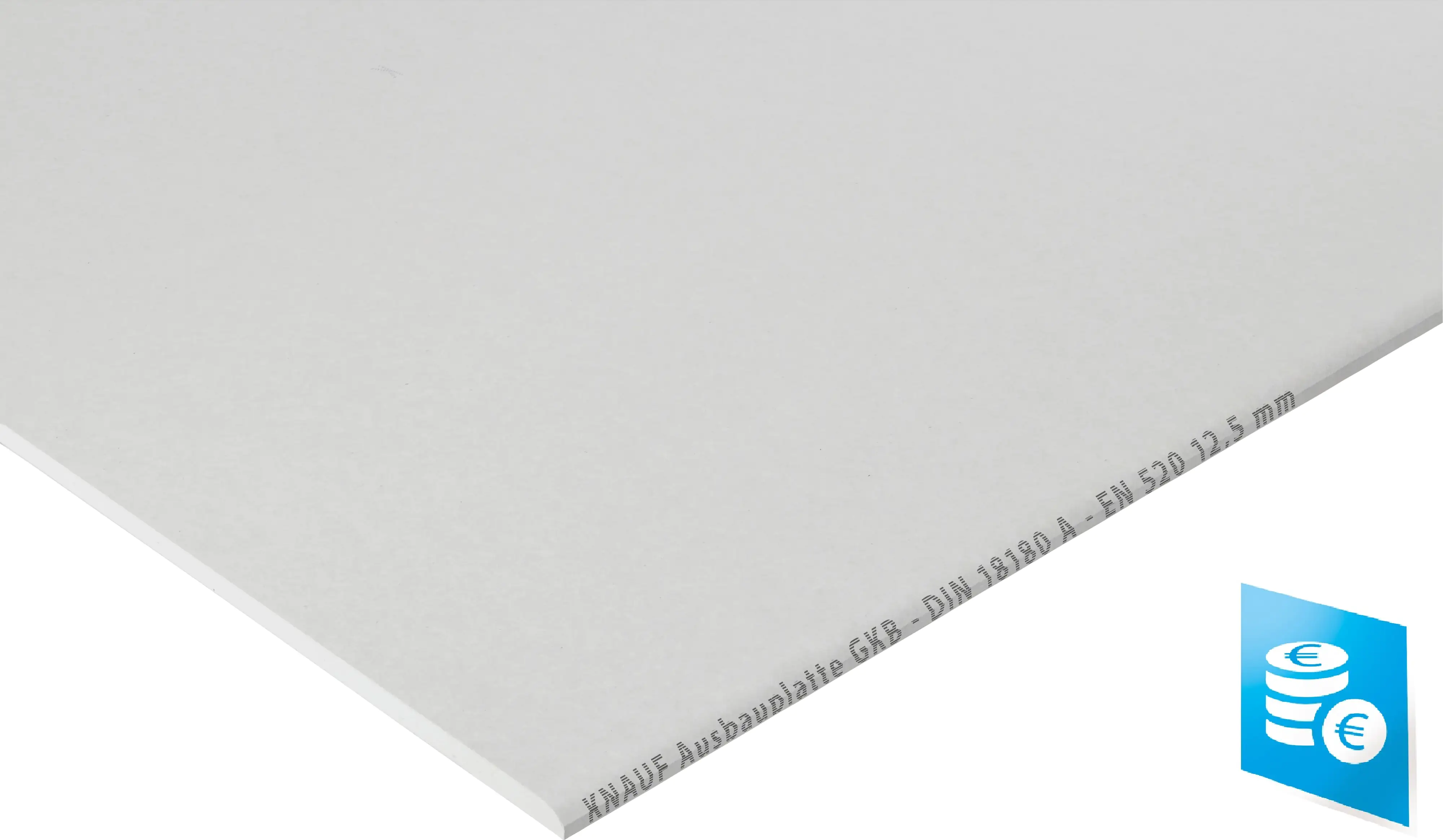 Knauf Gipskarton-Bauplatte GKB 250 x 125 cm 12,5 mm Knauf Gipskarton-Bauplatte GKB 250 x 125 cm 12,5 mm