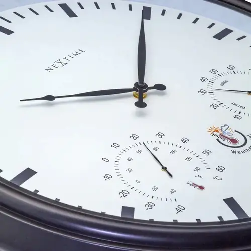 Nextime Außenwanduhr Sunflower Ø 50,8 cm Nextime Außenwanduhr Sunflower Ø 50,8 cm