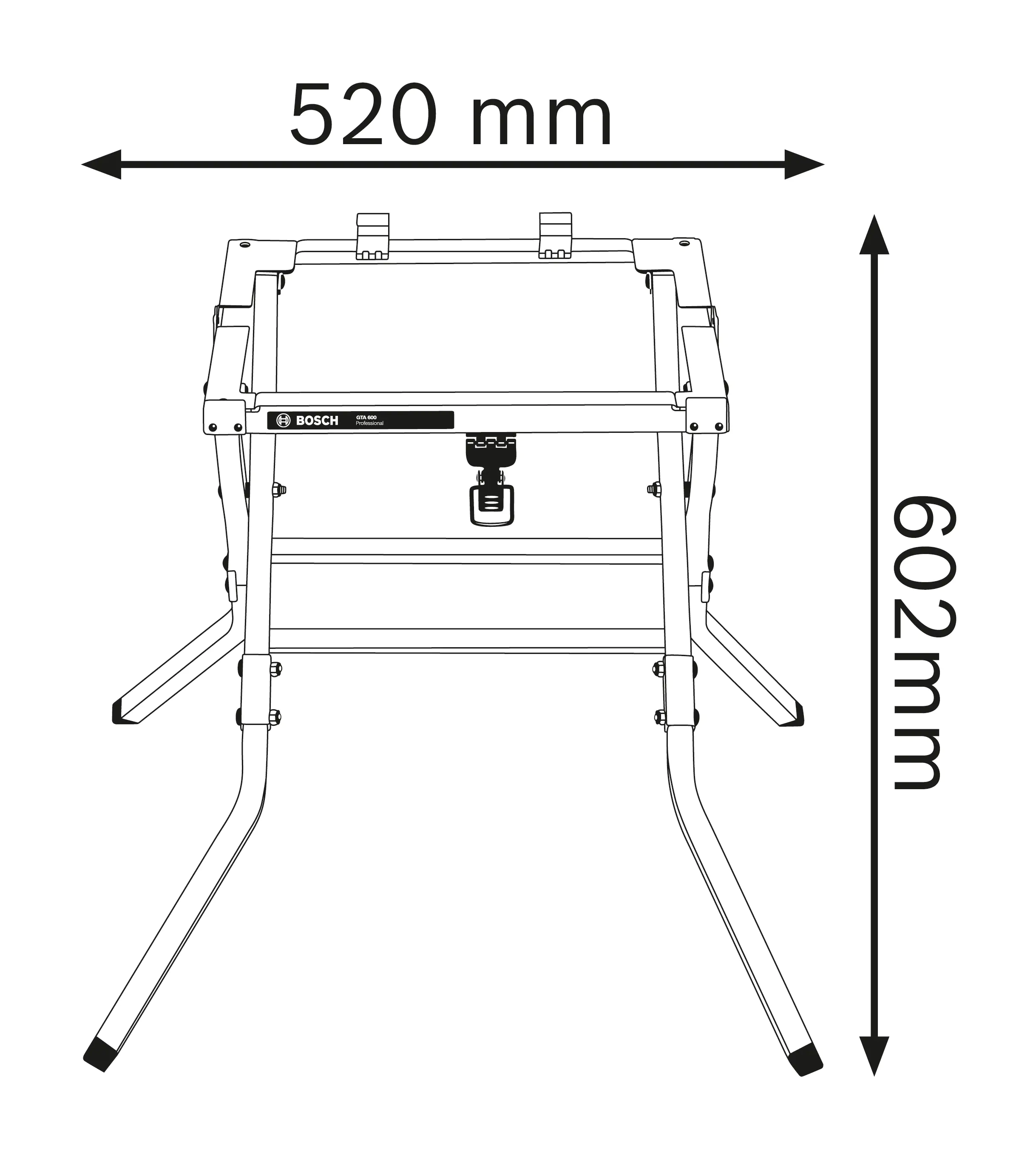 Bosch Professional Transport- und Arbeitstisch GTA 600