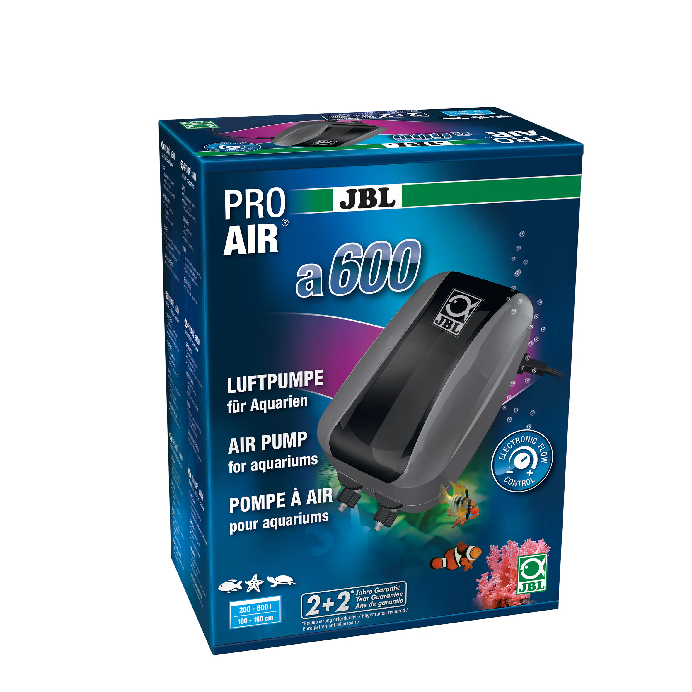 JBL Aquarium Luftpumpe Proair a600 - 600l/h