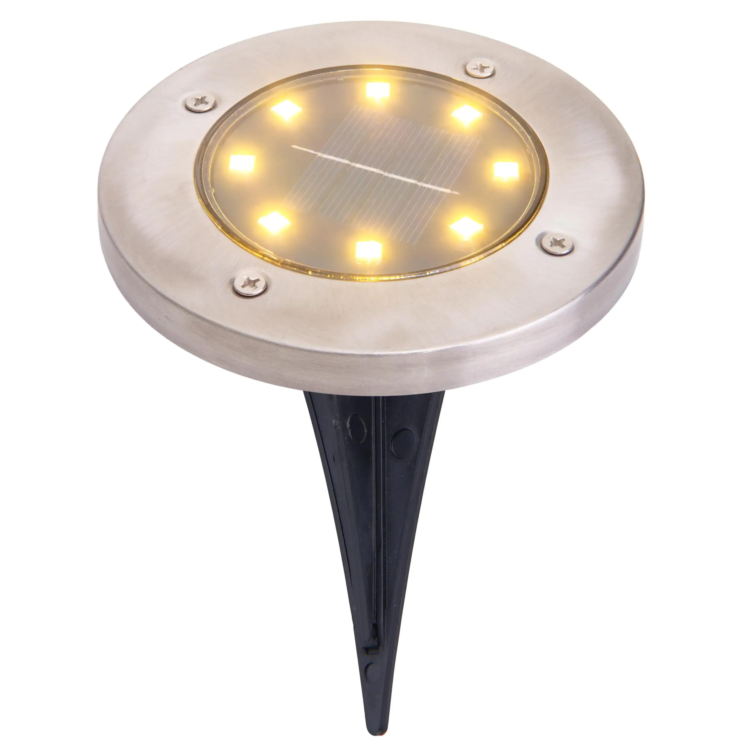 Light & More Solar Bodenspieß 4er Set silber Light & More Solar Bodenspieß 4er Set silber