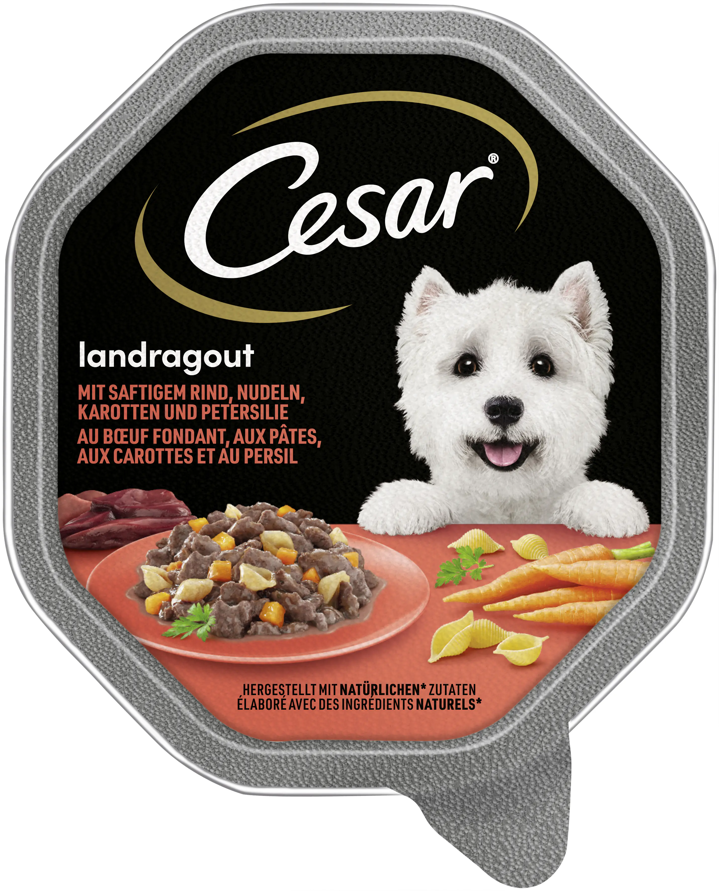 Cesar Hundenassfutter Landragout Adult 150 g Rind