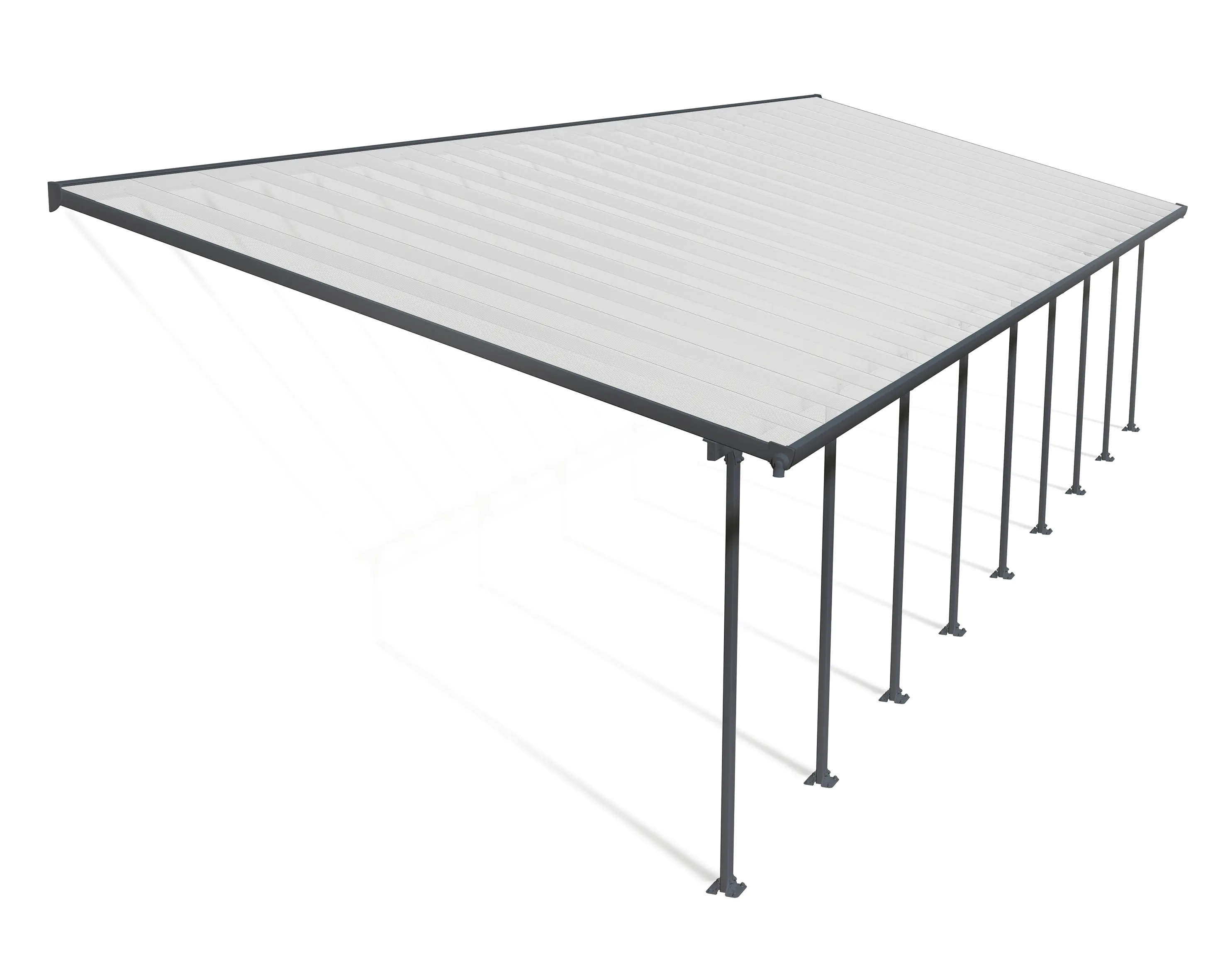 Canopia Terrassenüberdachung Feria  1276 x 380 cm anthrazit