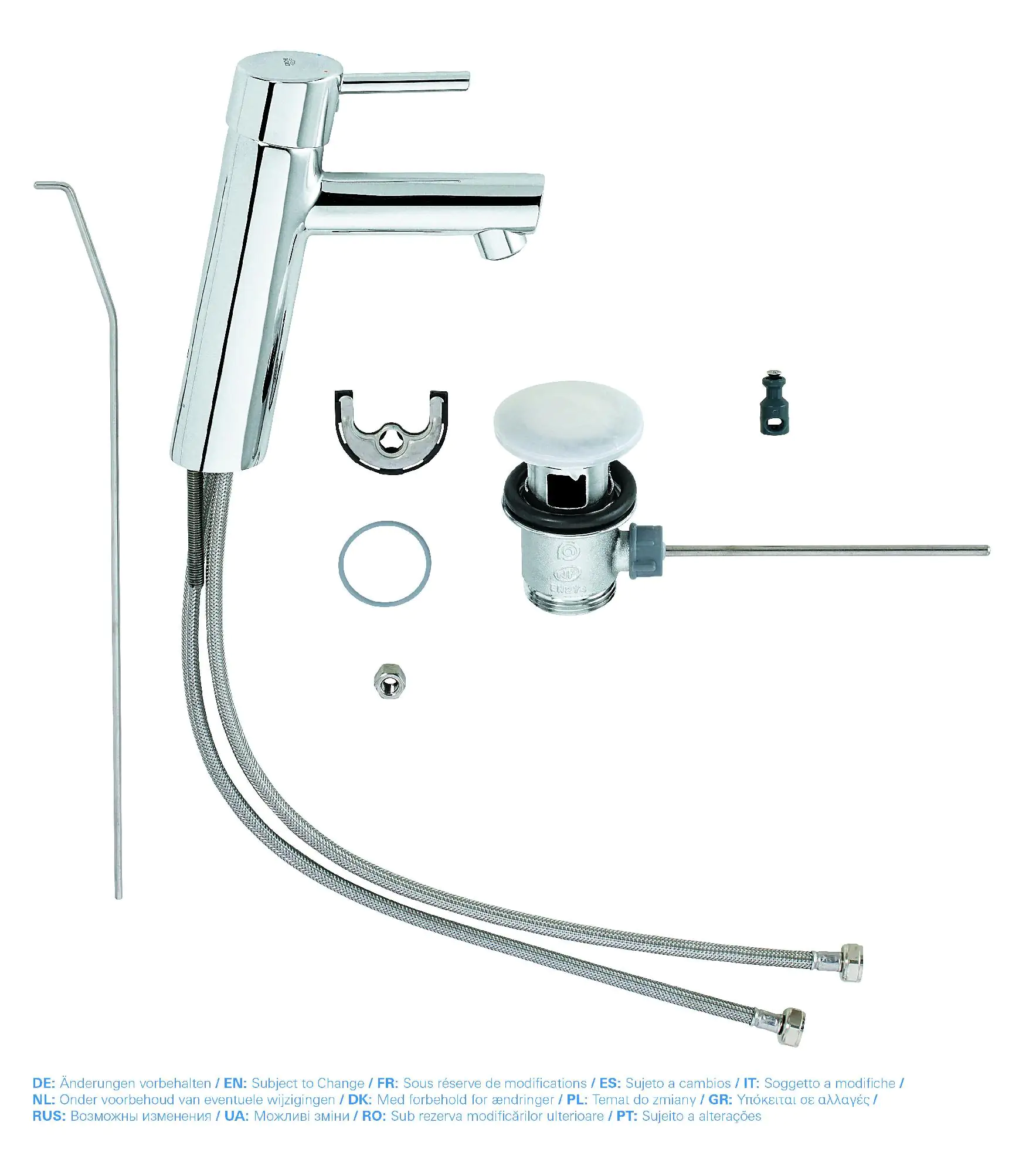 Grohe Waschtischarmatur Concetto verchromt, M-Size