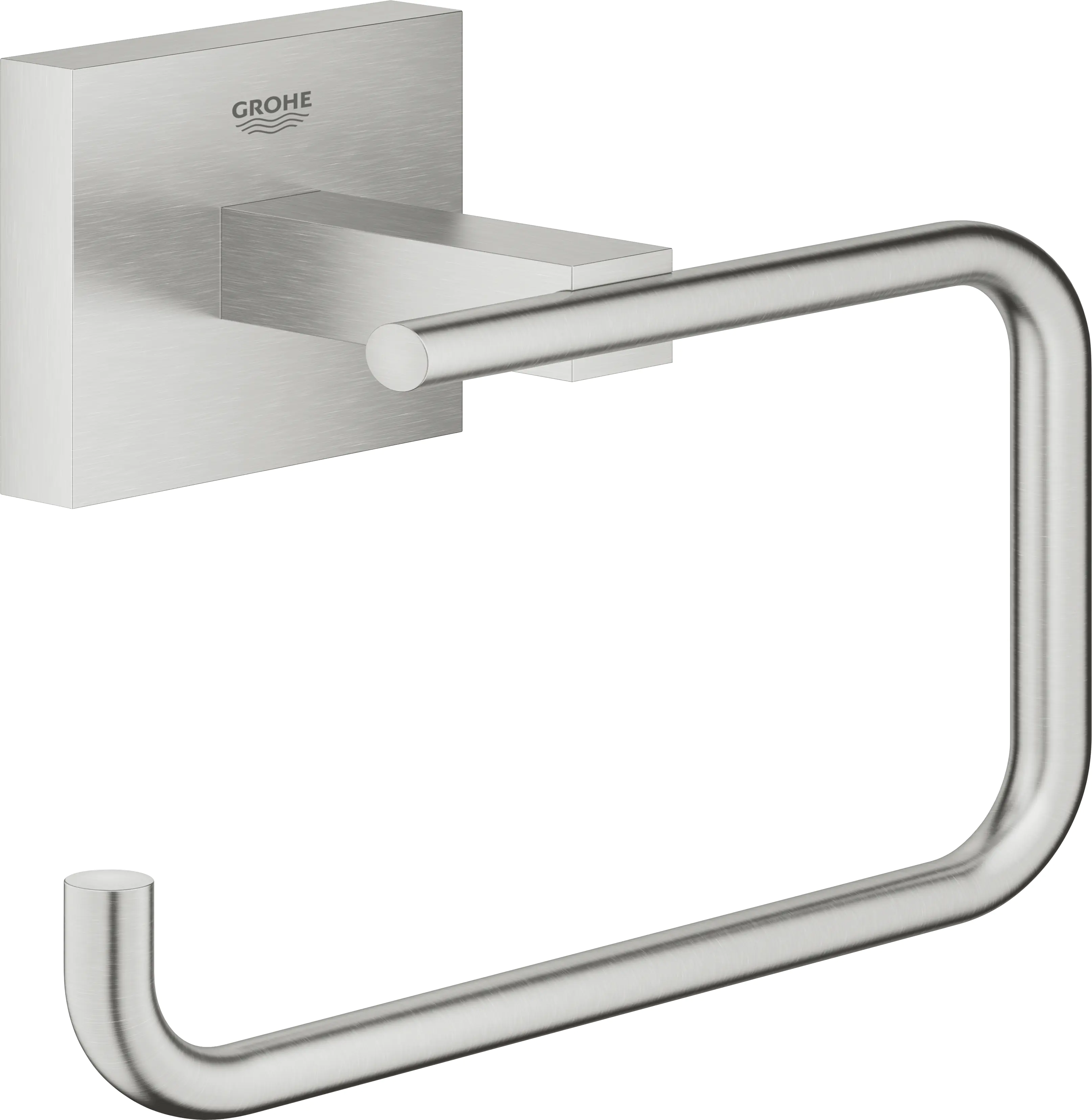 Grohe Start Cube WC-Papierhalter supersteel klebbar