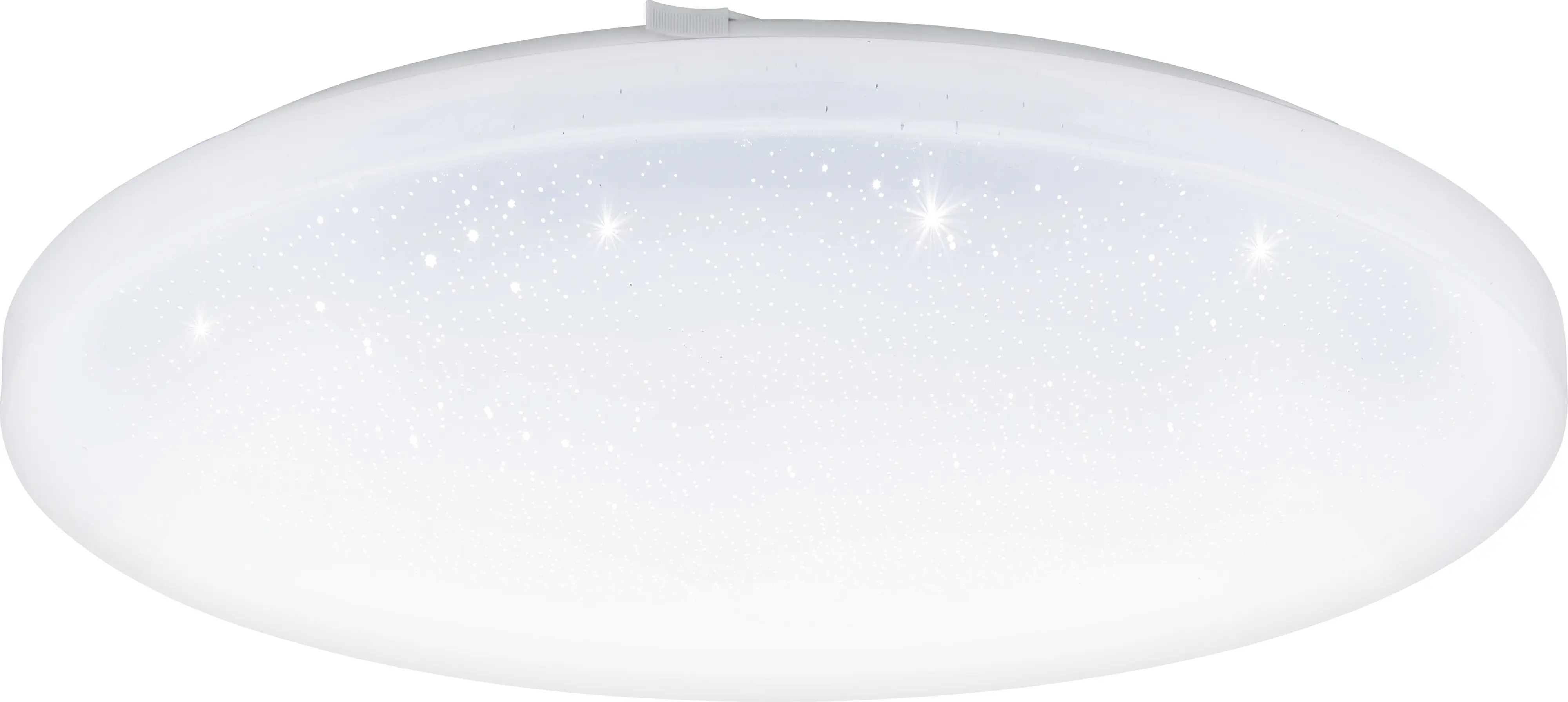 Eglo LED Deckenleuchte Frania-S weiß Ø 43 cm mit Kristalleffekt