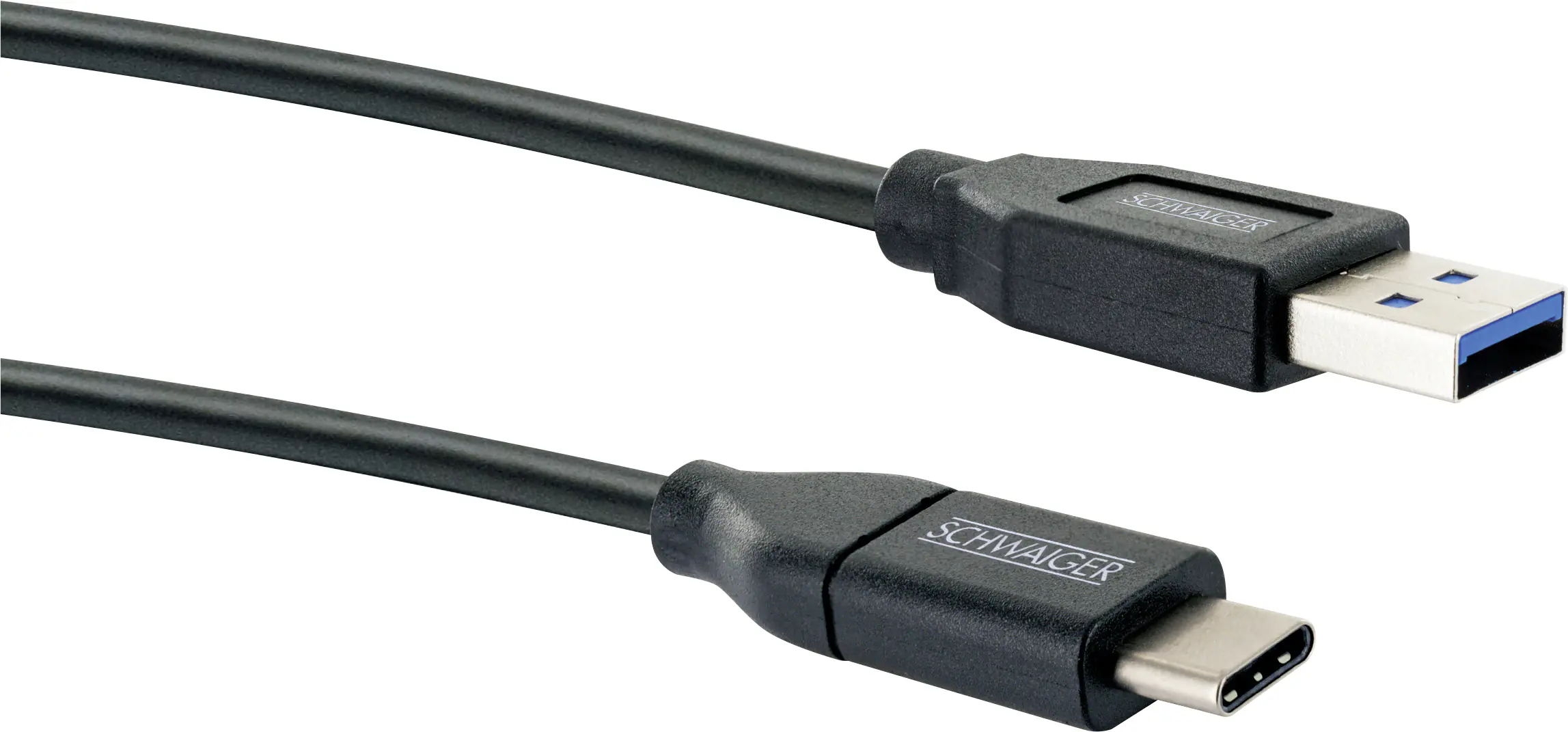 Schwaiger Sync und Ladekabel USB 3.1 auf USB 3.0 A, dunkelgrau