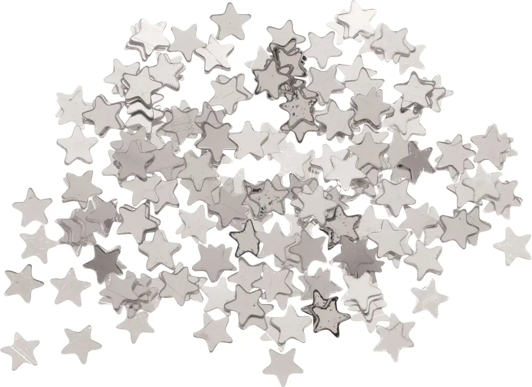 Glorex Streusterne silberfarben, klein