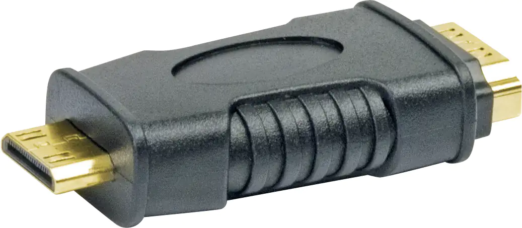 Schwaiger HDMI® Adapter HDMM01 533 Buchse-Mini Stecker schwarz, 1x HDMI / 1x Mini HDMI Schwaiger HDMI® Adapter HDMM01 533 Buchse-Mini Stecker schwarz, 1x HDMI / 1x Mini HDMI