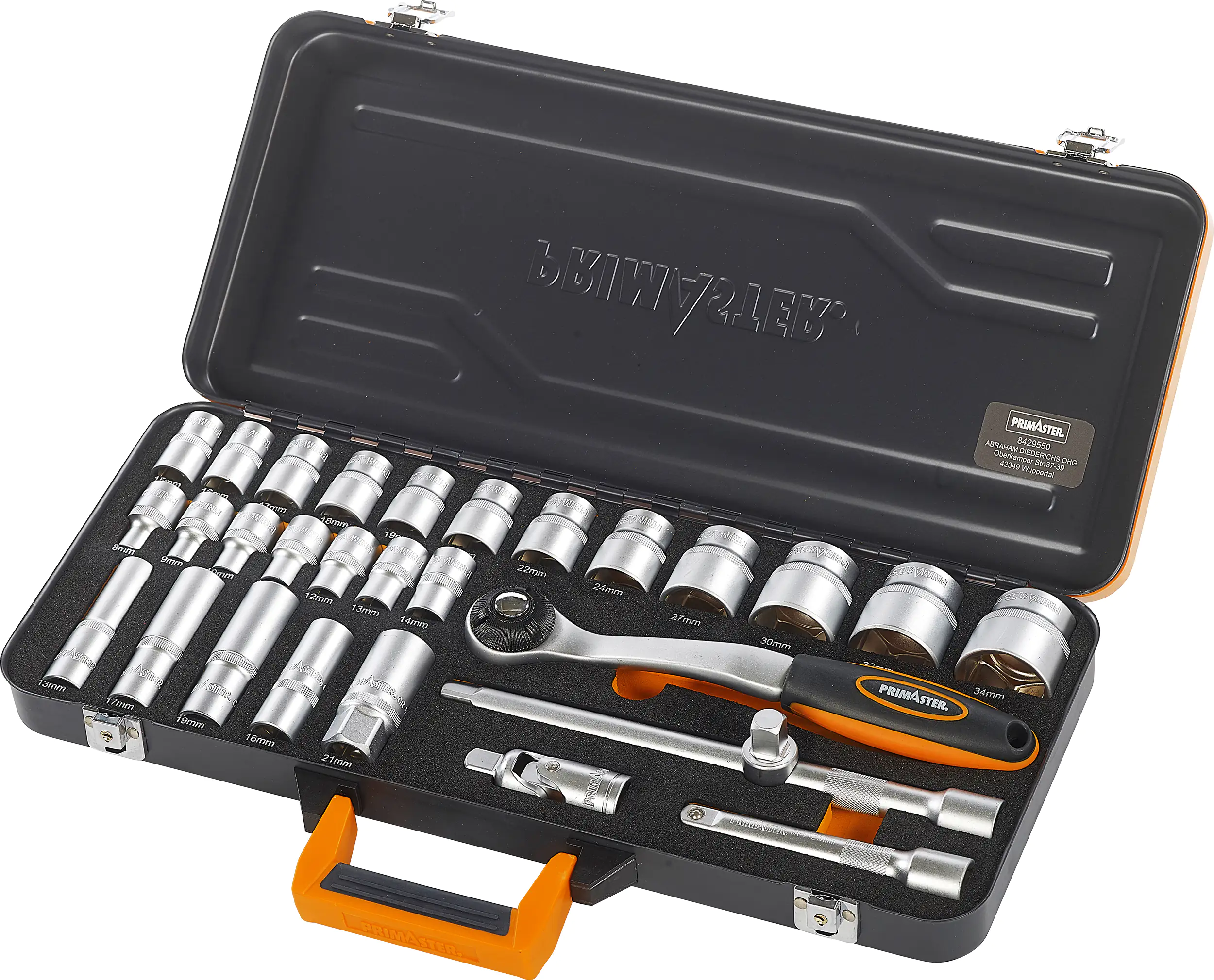 Primaster Mechaniker-Steckschlüssel-Set ST28 28-teilig 1/2"