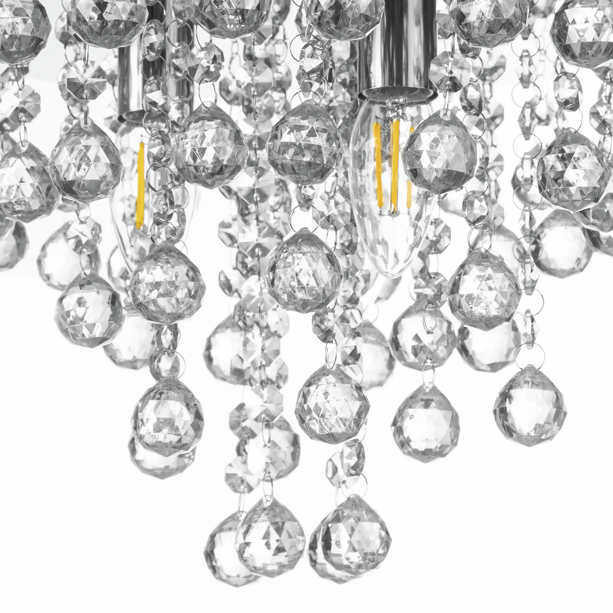 Globo Deckenleuchte London 38 x 26 cm Ø x H silber