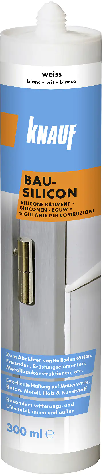 Knauf Bau Silikon weiß 300 ml Knauf Bau Silikon weiß 300 ml