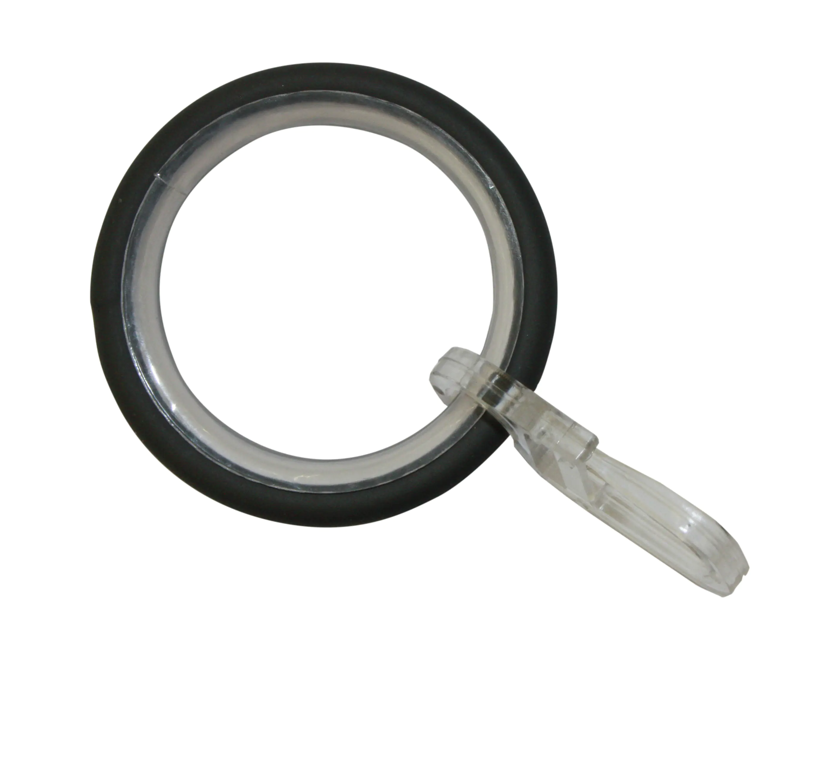 Gardinia Gardinenringe Elba für Ø 16-20 mm Steingrau 10-er Pack