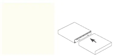 Getalit Pilzprofil 60 cm, 12 x 40 mm, weiß