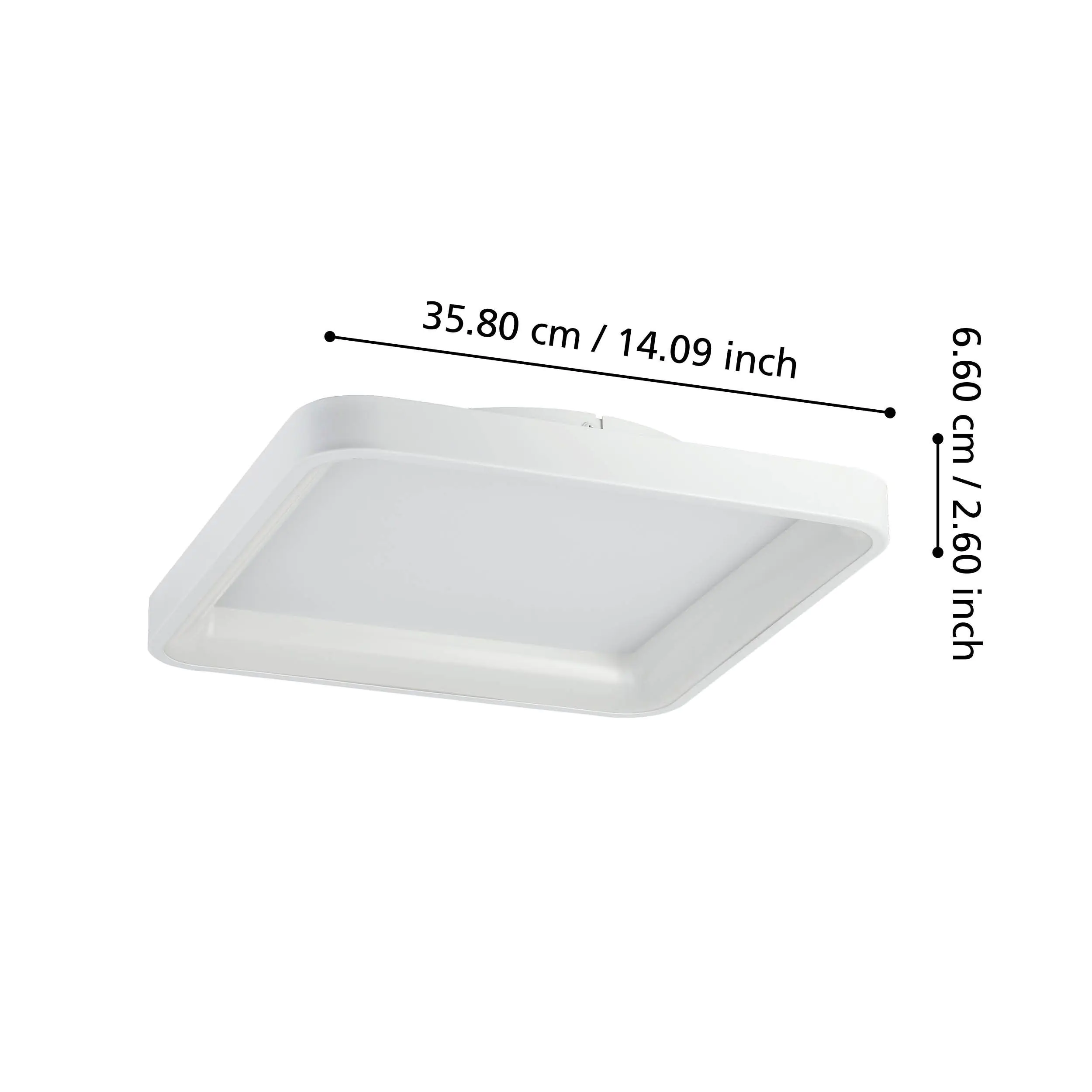 Eglo LED Deckenleuchte Loretello weiß Ø 35 cm TW  Eglo LED Deckenleuchte Loretello weiß Ø 35 cm TW