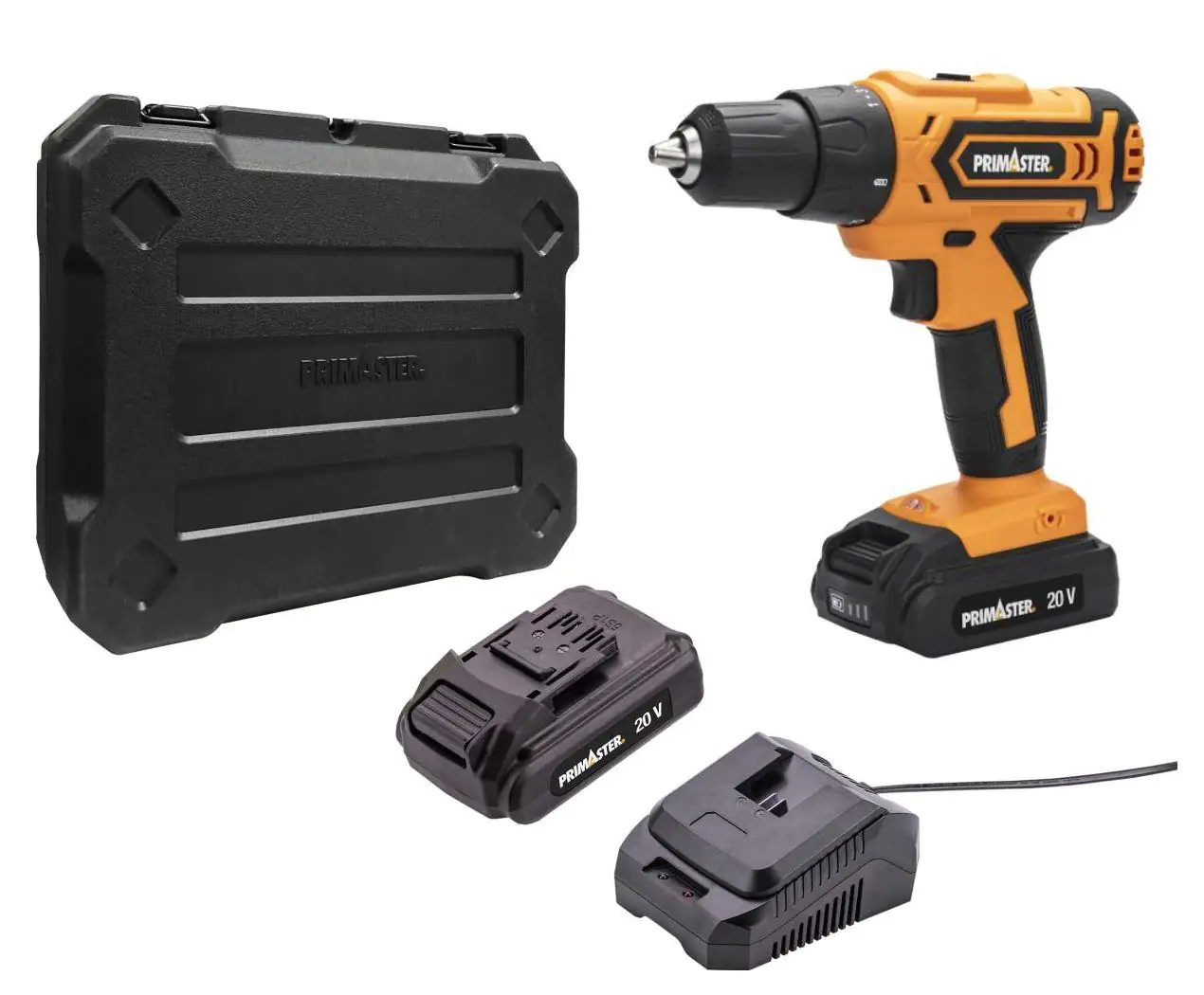 Primaster Akku-Bohrschrauber PMAS 20-3 20 V mit 2 Akkus und Ladegerät