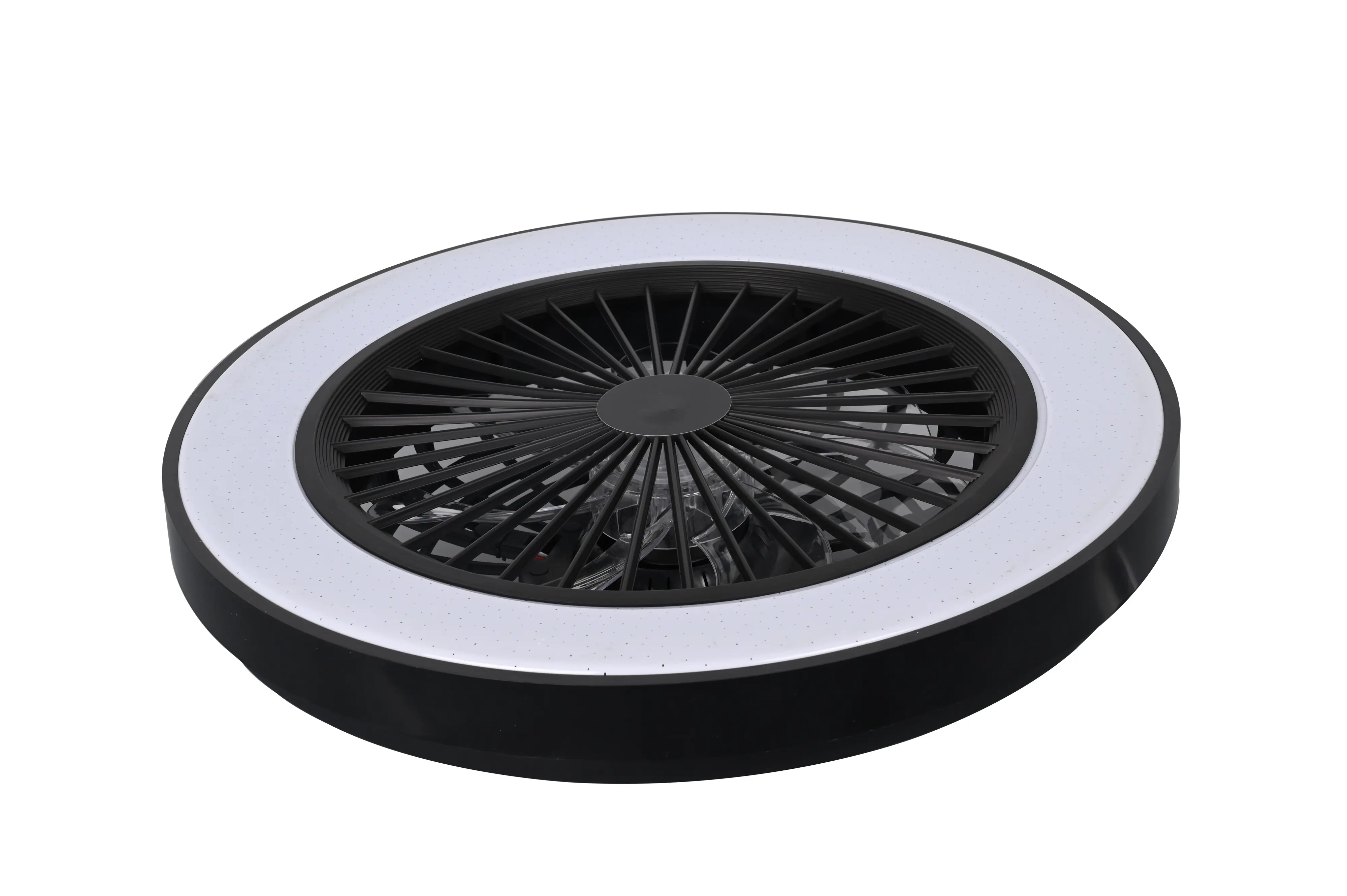 LED Deckenleuchte mit Ventilator Petri Ø 48 cm 40 W schwarz LED Deckenleuchte mit Ventilator Petri Ø 48 cm 40 W schwarz