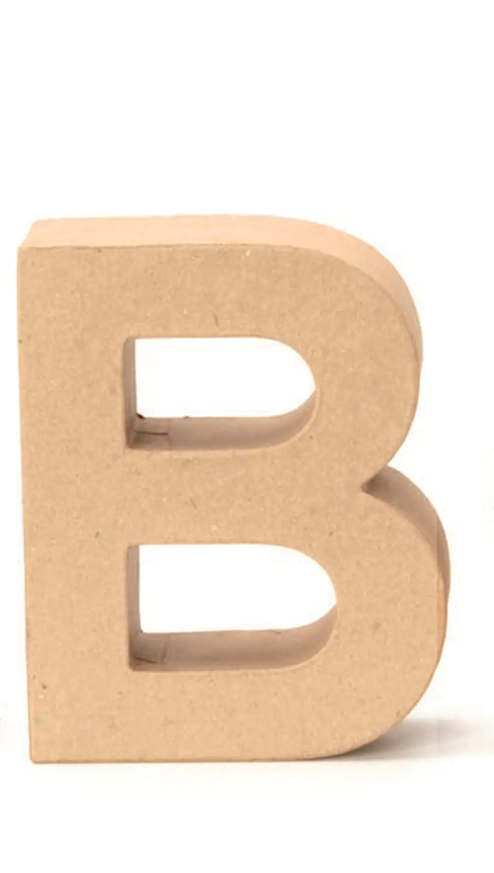 Glorex Papp-Buchstabe B 17,5 x 5,5 cm