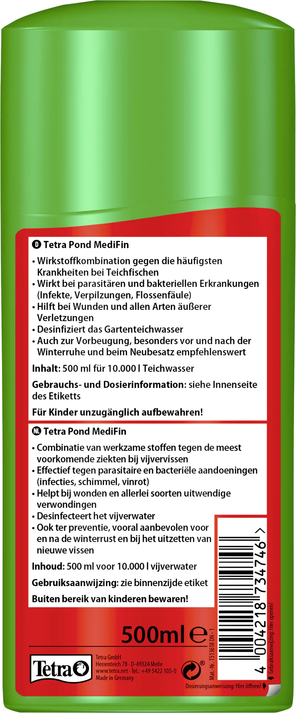 Tetra Arzneimittel Pond MediFin 500 ml Tetra Arzneimittel Pond MediFin 500 ml
