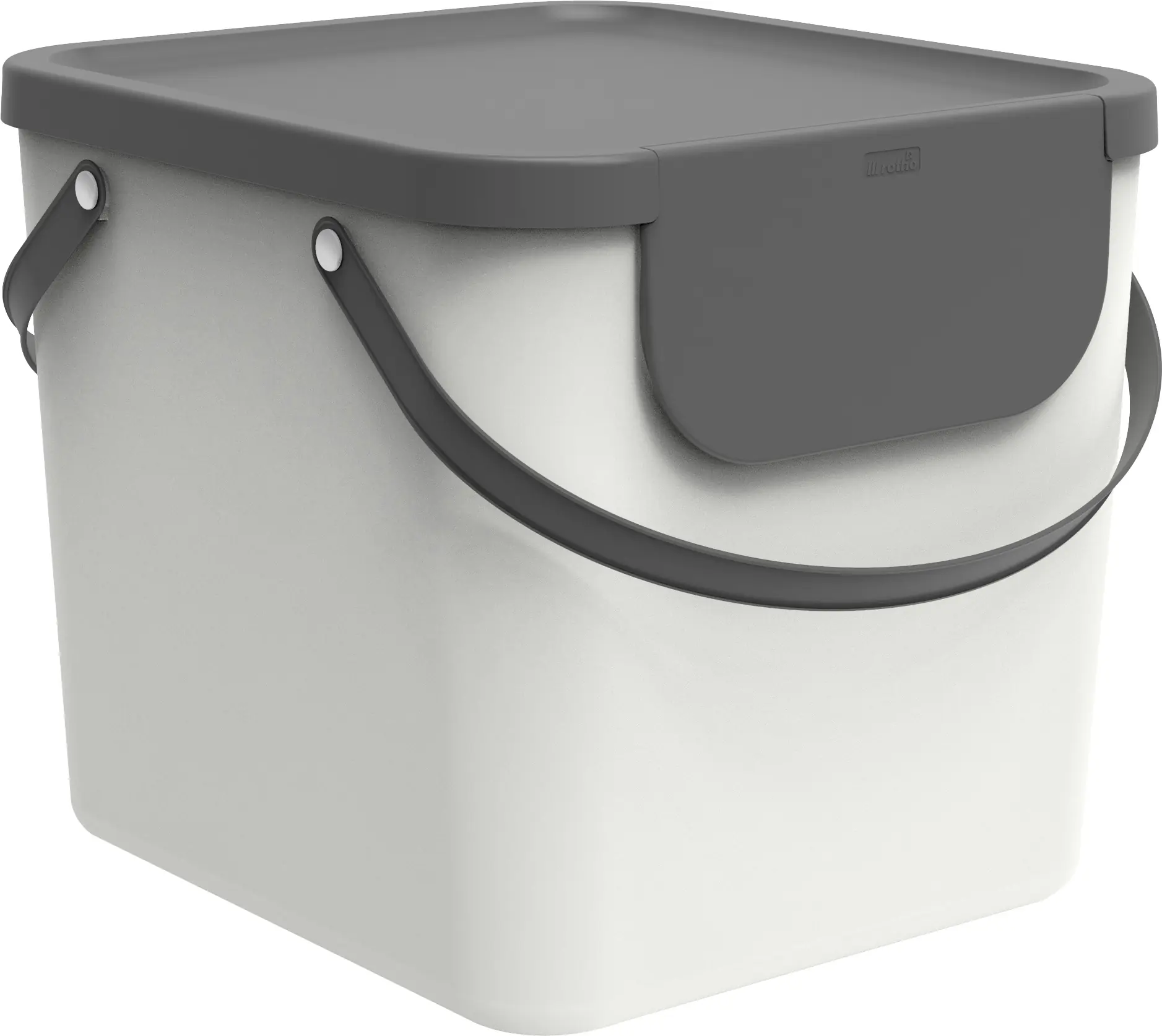 Rotho Mülltrennungssystem Albula 40 L mistletoe white Recyclingbehälter Rotho Mülltrennungssystem Albula 40 L mistletoe white Recyclingbehälter